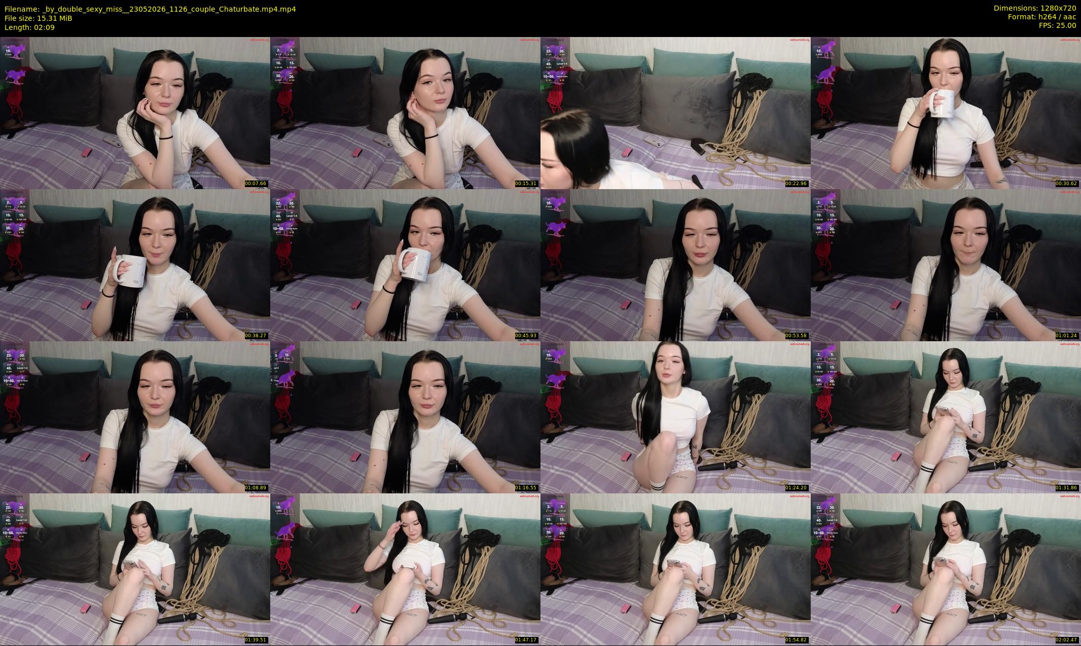 _by_double_sexy_miss_ — 3 minute Chaturbate couple cam show recording, 720p, May 23, 2026