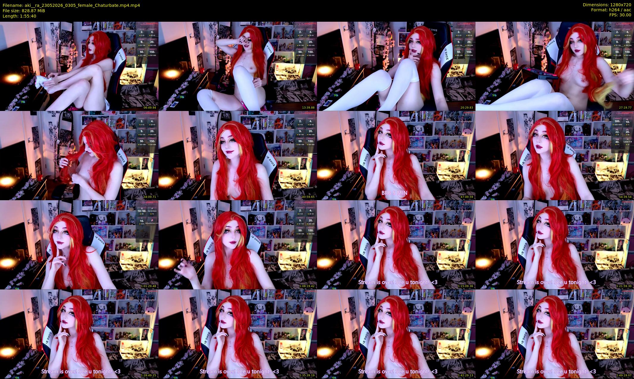 aki__ra — 116 minute Chaturbate female cam show recording, 720p, May 23, 2026