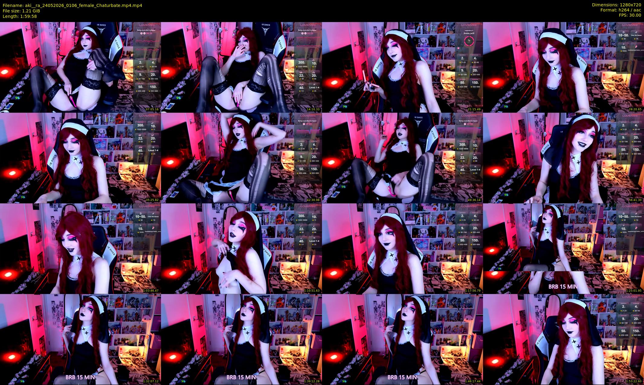 aki__ra — 120 minute Chaturbate female cam show recording, 720p, May 24, 2026