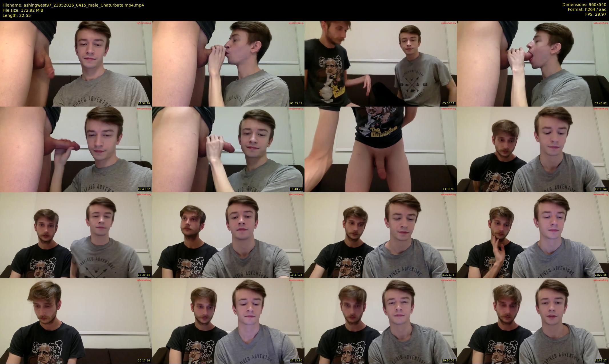ashingwest97 — 33 minute Chaturbate male cam show recording, 480p, May 23, 2026