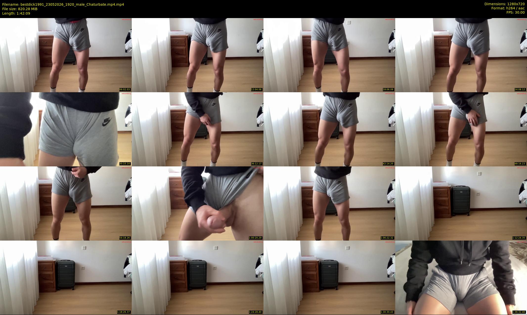 bestdick1991 — 103 minute Chaturbate male cam show recording, 720p, May 23, 2026
