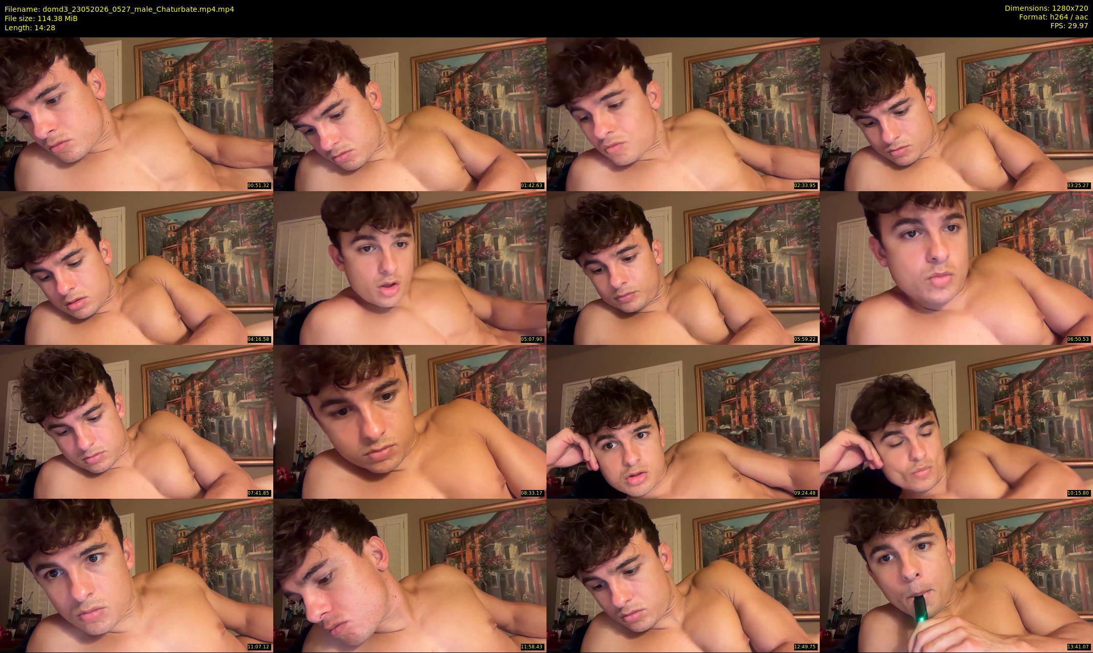 domd3 — 15 minute Chaturbate male cam show recording, 720p, May 23, 2026