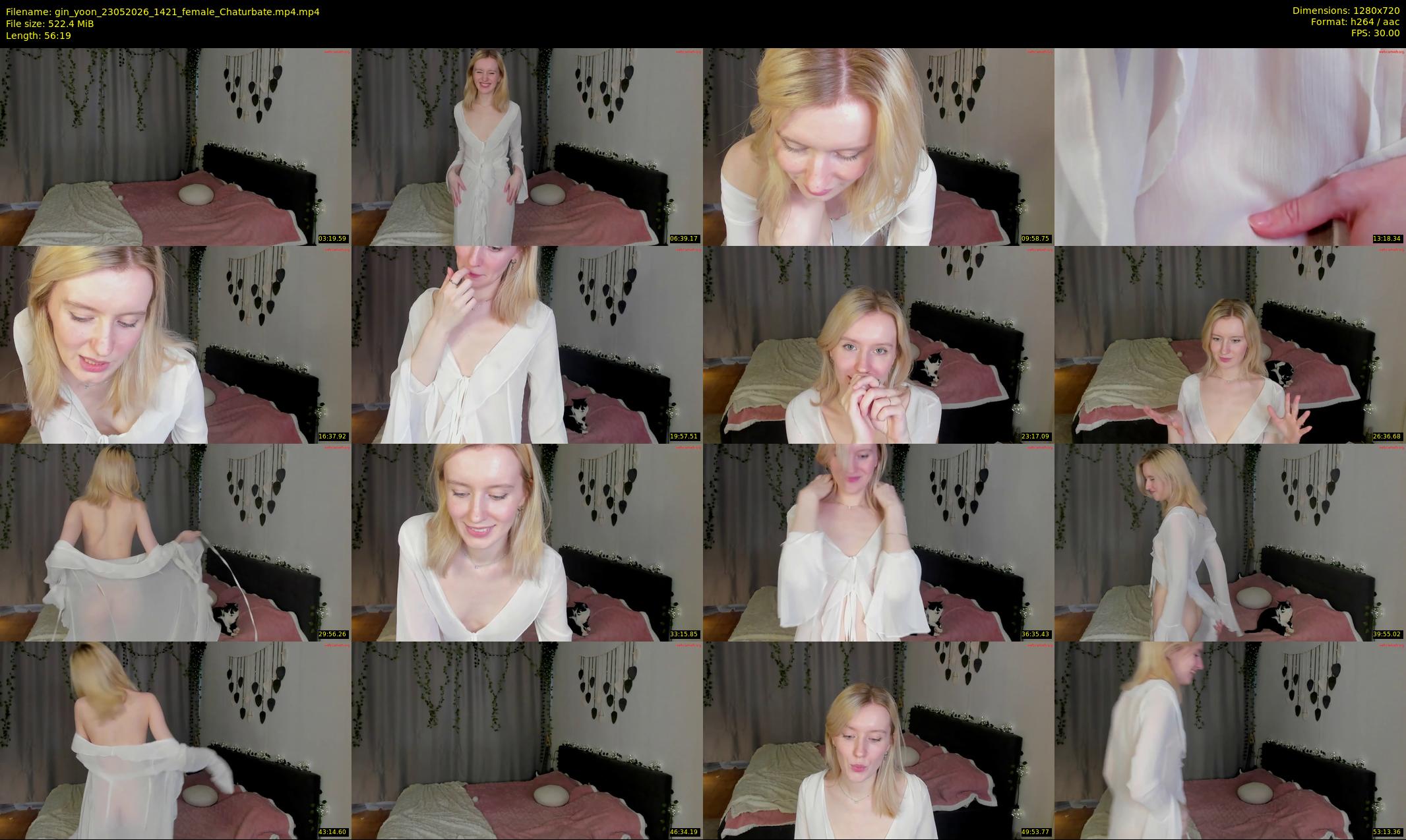 gin_yoon — 57 minute Chaturbate female cam show recording, 720p, May 23, 2026