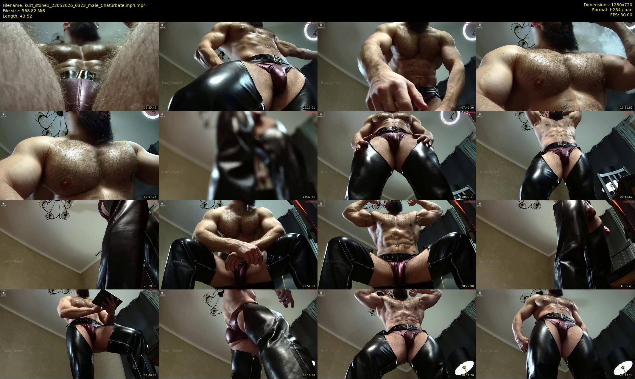 kurt_stone1 — 44 minute Chaturbate male cam show recording, 720p, May 23, 2026