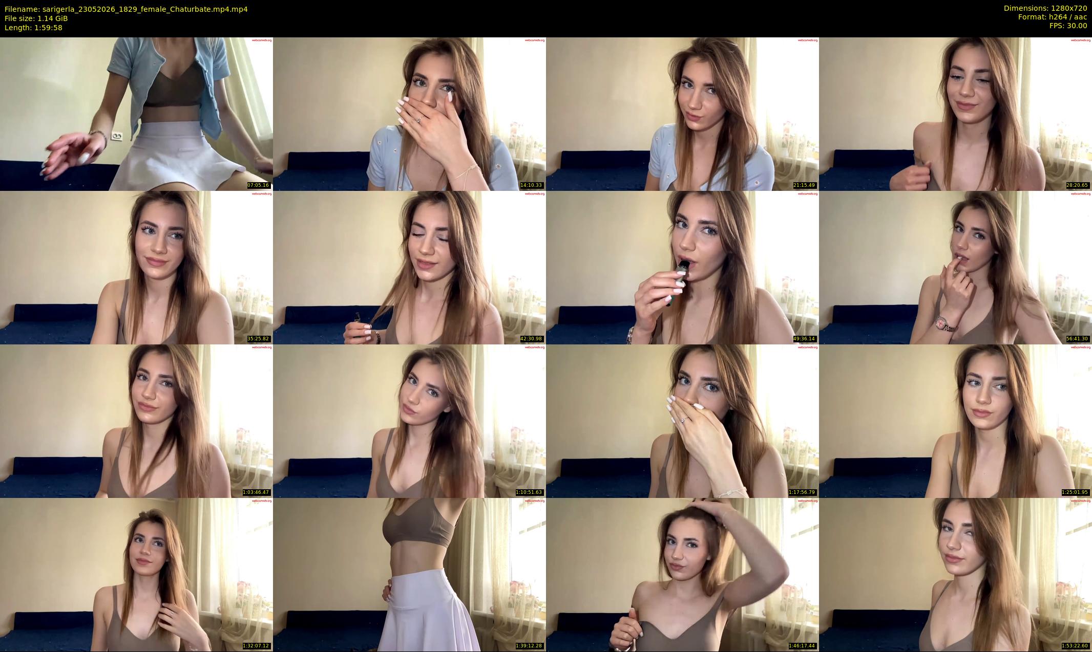 sarigerla — 120 minute Chaturbate female cam show recording, 720p, May 23, 2026
