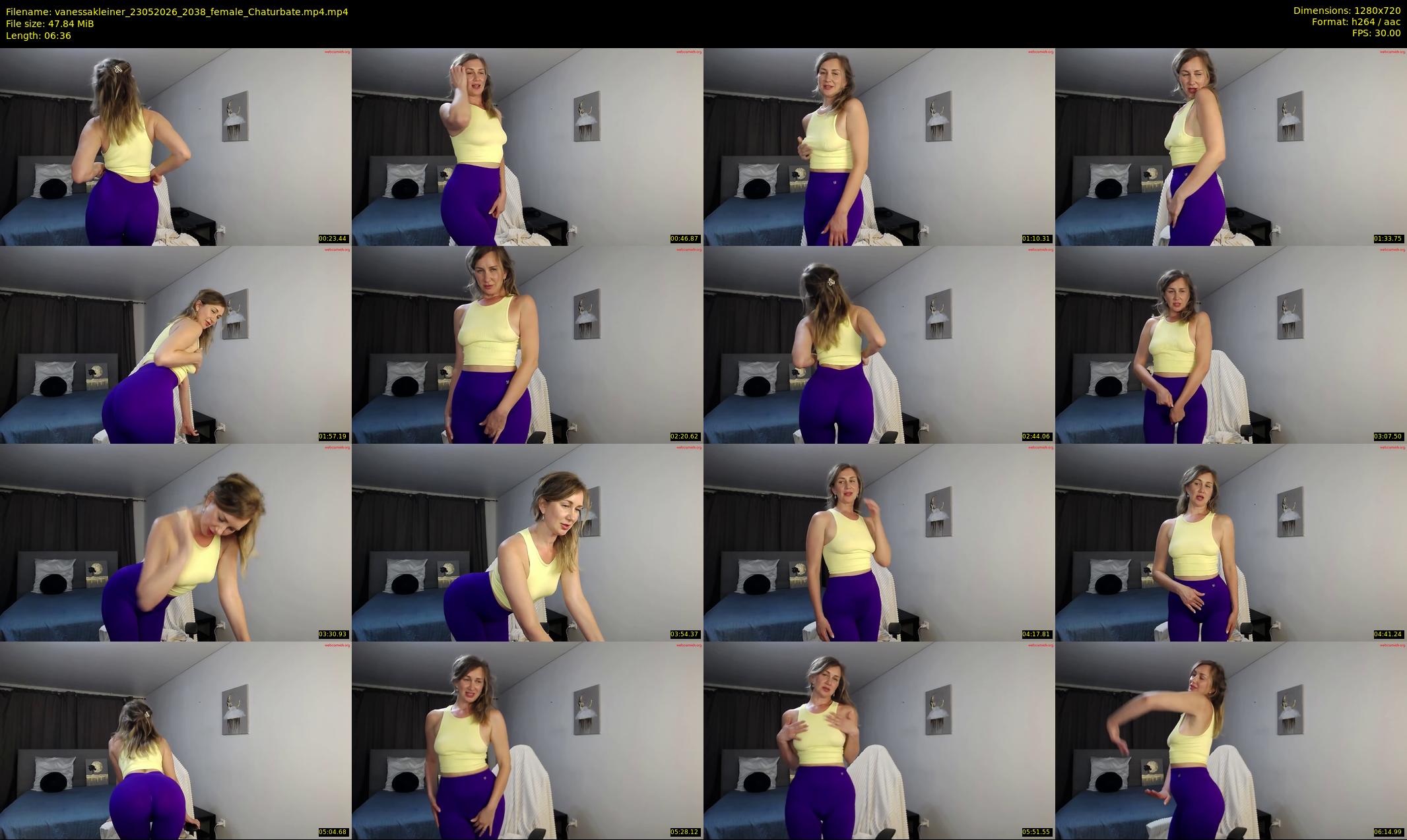 vanessakleiner — 7 minute Chaturbate female cam show recording, 720p, May 23, 2026