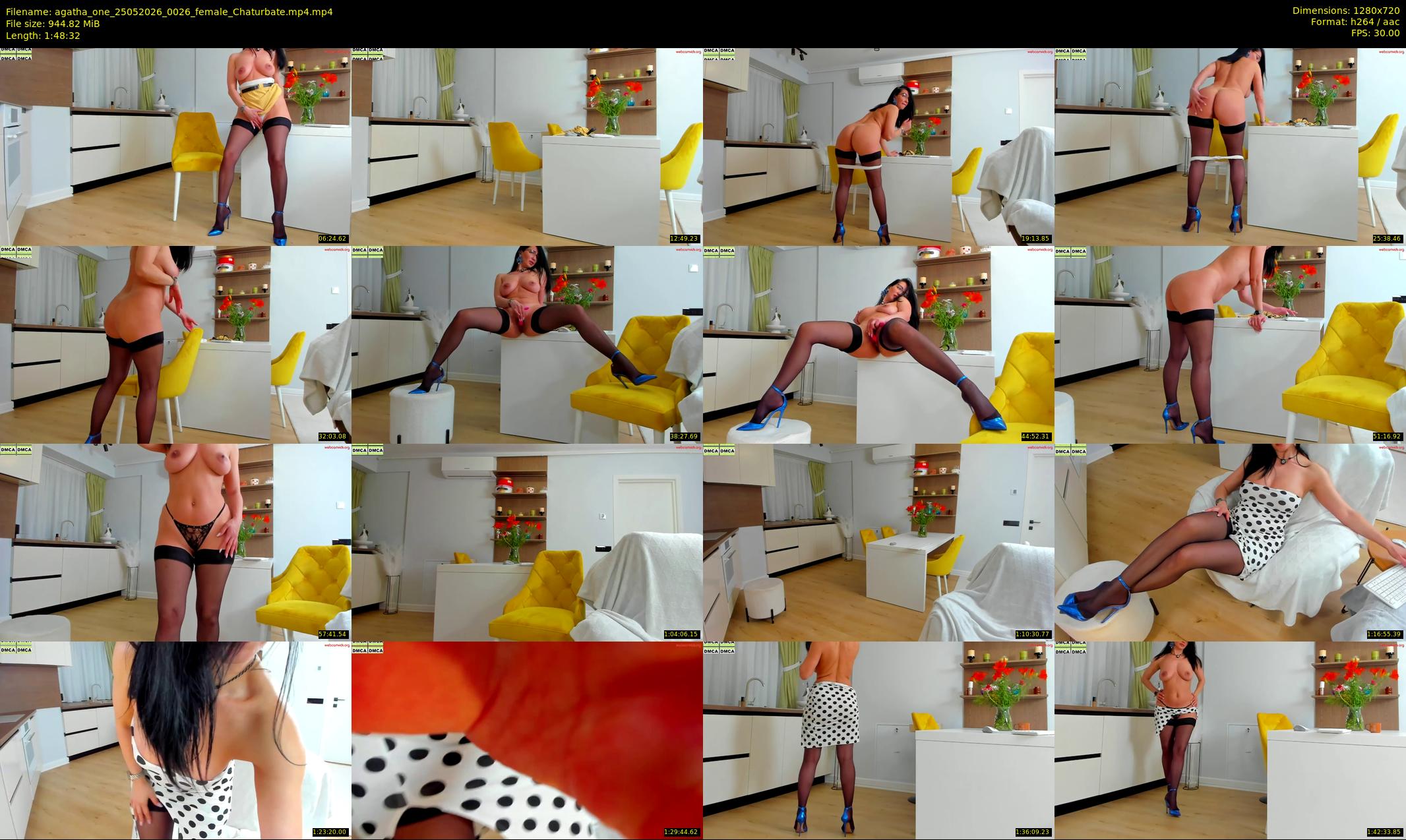 agatha_one — 109 minute Chaturbate female cam show recording, 720p, May 25, 2026