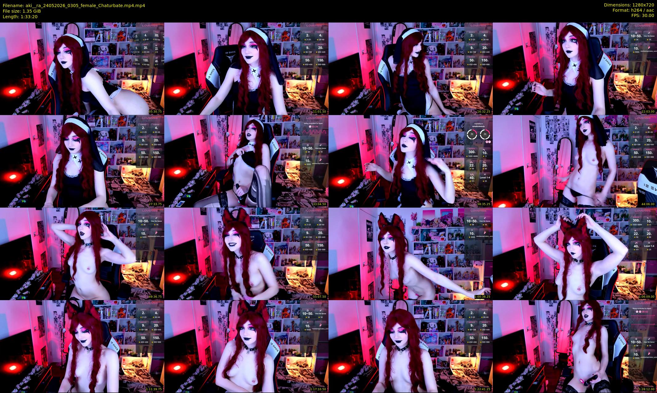 aki__ra — 94 minute Chaturbate female cam show recording, 720p, May 24, 2026