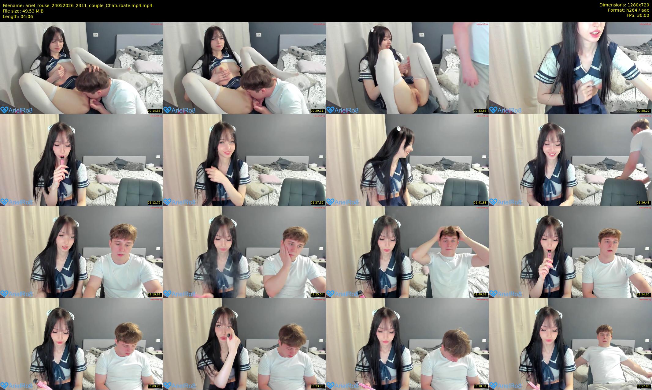 ariel_rouse — 5 minute Chaturbate female cam show recording, 720p, May 24, 2026