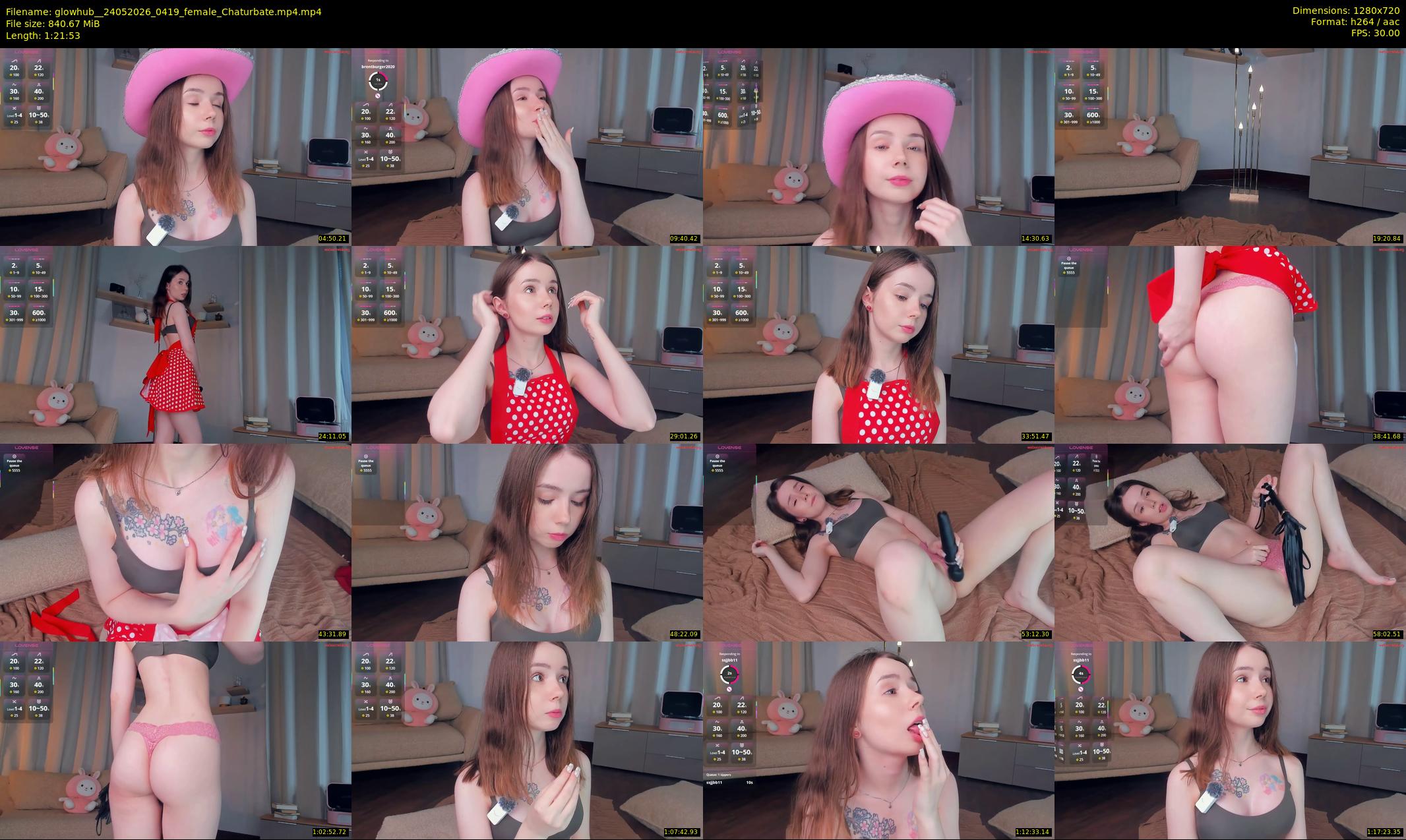 glowhub_ — 82 minute Chaturbate female cam show recording, 720p, May 24, 2026