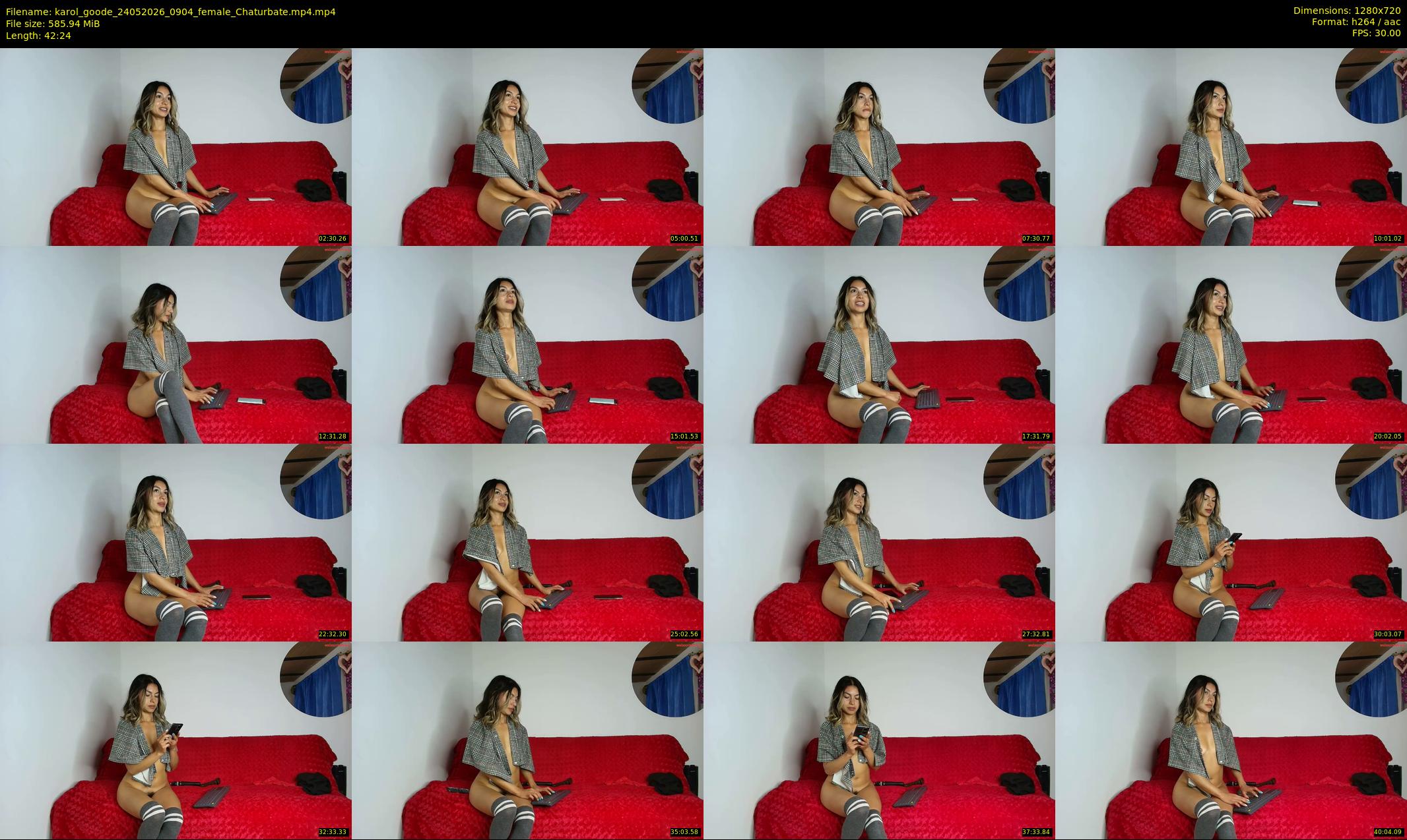 karol_goode — 43 minute Chaturbate female cam show recording, 720p, May 24, 2026