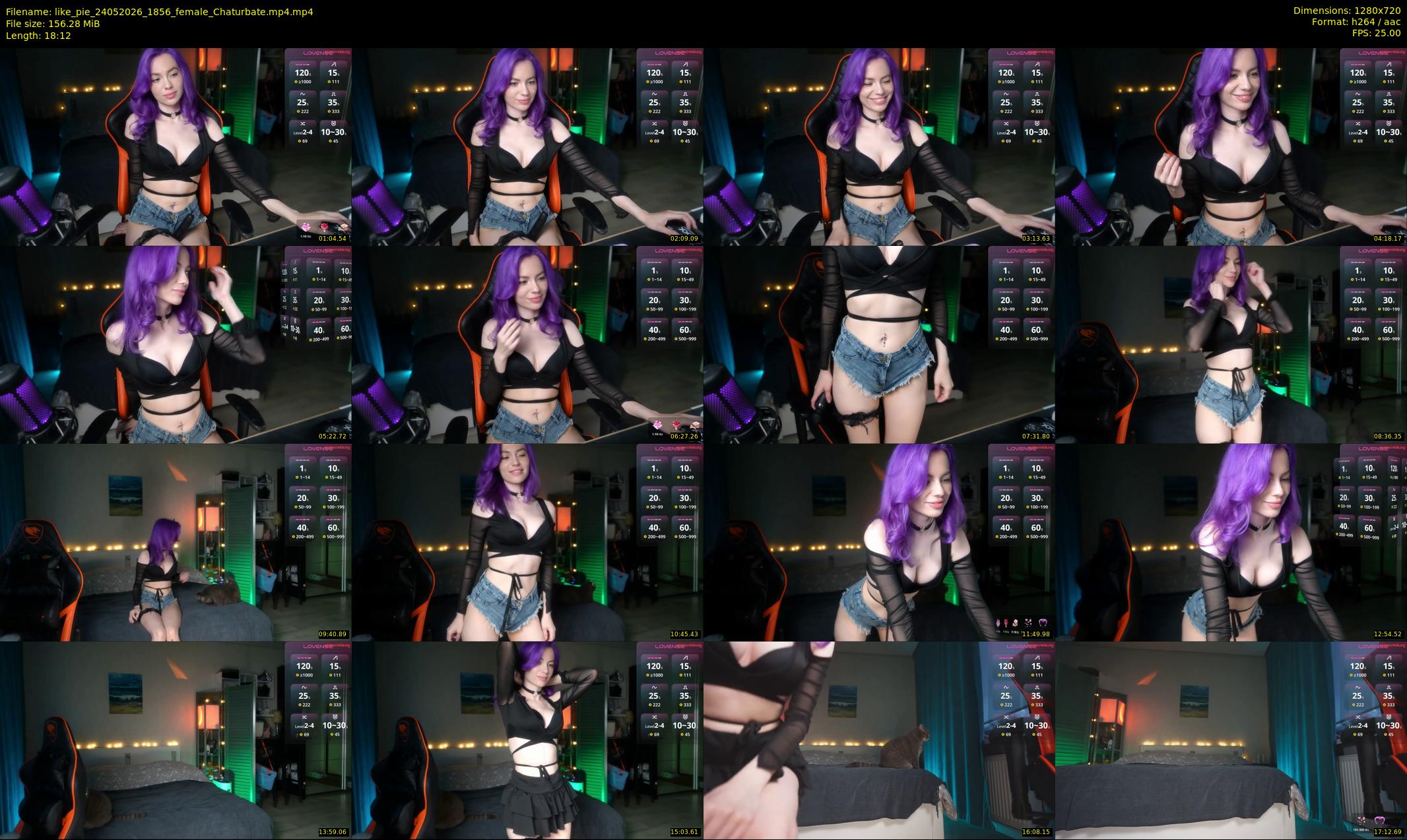 like_pie — 19 minute Chaturbate couple cam show recording, 720p, May 24, 2026