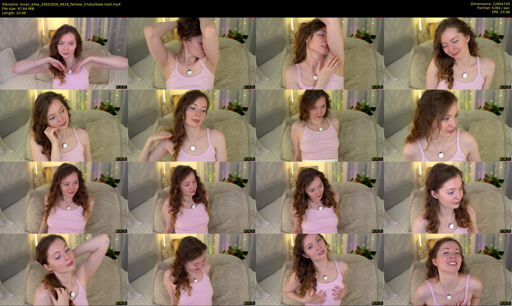 moan_elisa — 11 minute Chaturbate female cam show recording, 720p, May 24, 2026