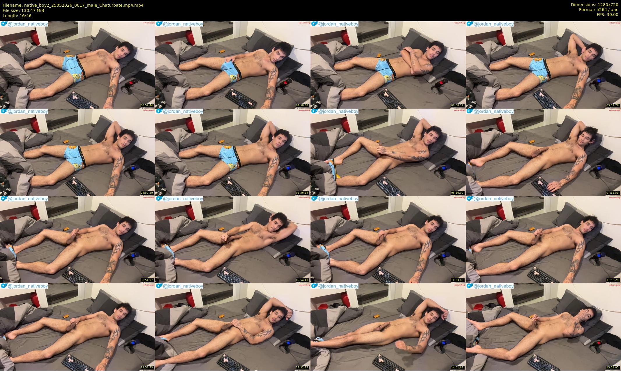 native_boy2 — 17 minute Chaturbate male cam show recording, 720p, May 25, 2026