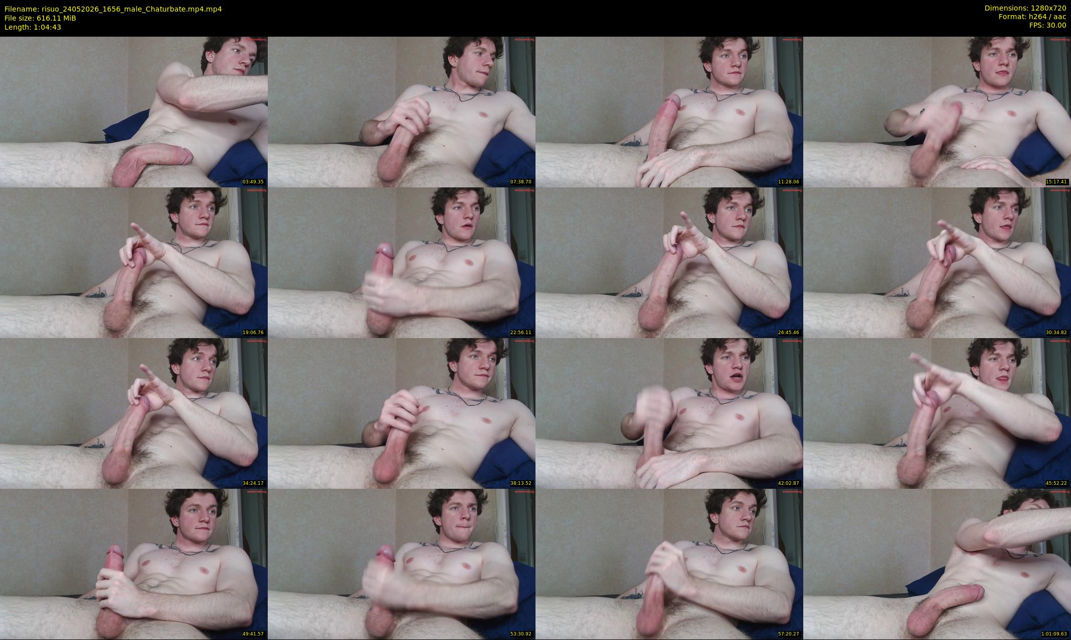 risuo — 65 minute Chaturbate male cam show recording, 720p, May 24, 2026
