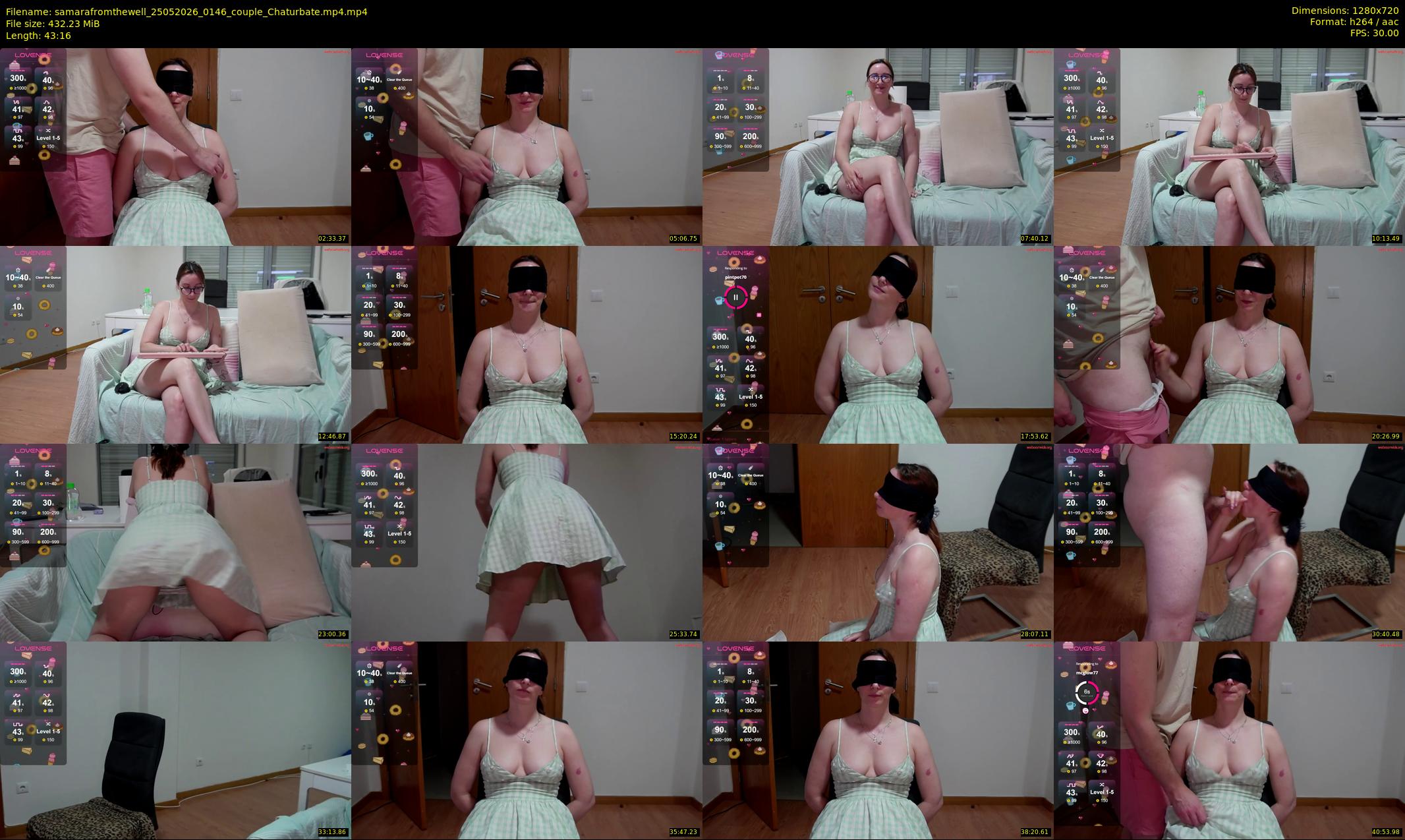 samarafromthewell — 44 minute Chaturbate female cam show recording, 720p, May 25, 2026