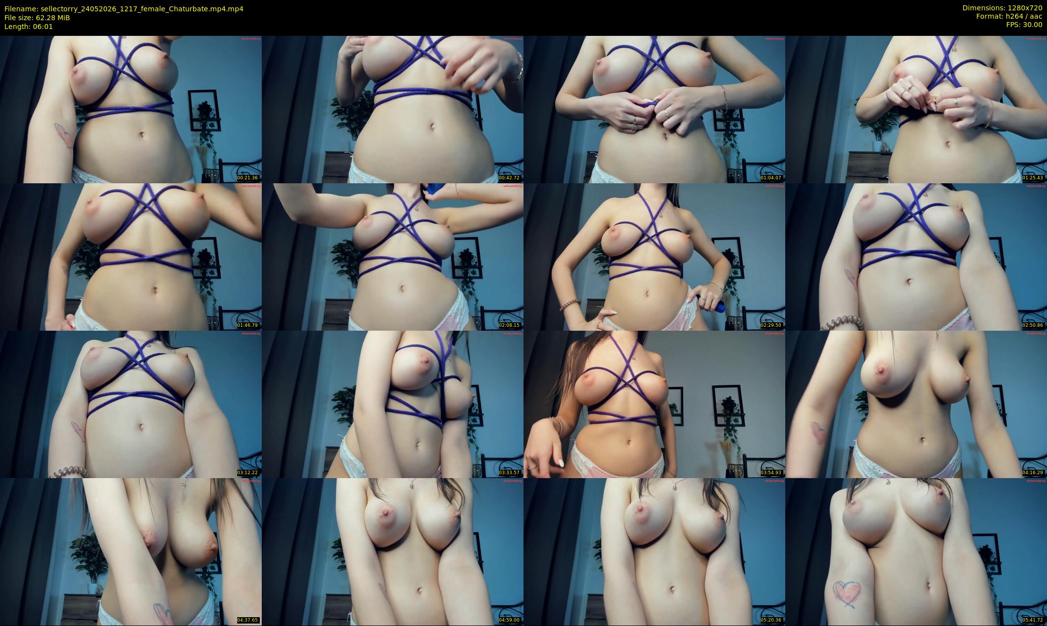 sellectorry — 7 minute Chaturbate female cam show recording, 720p, May 24, 2026