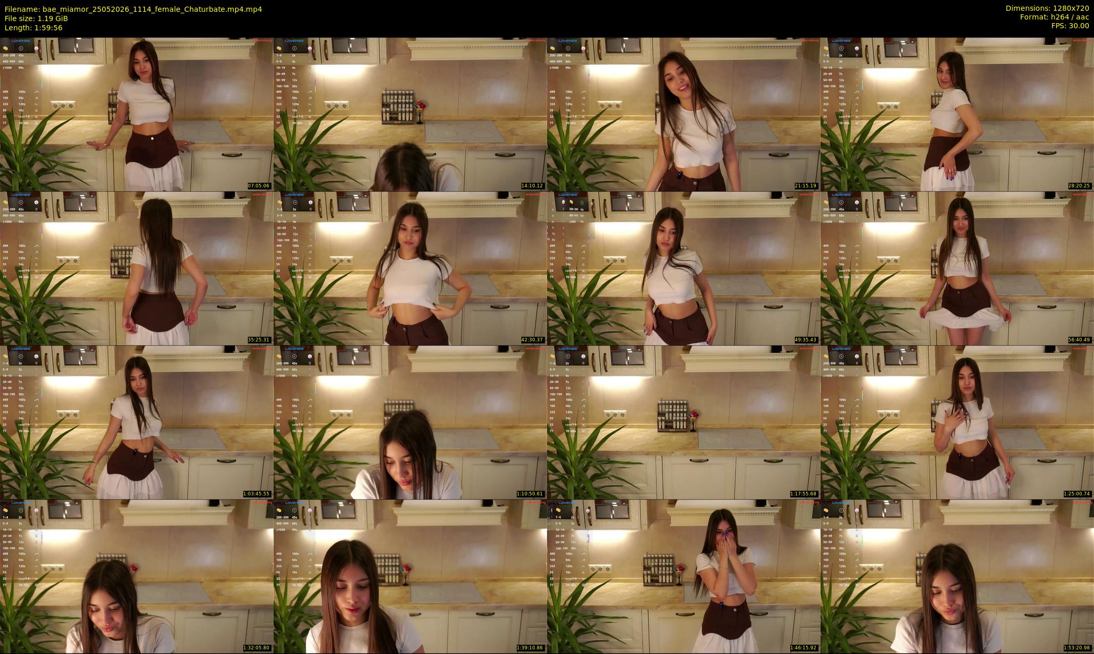 bae_miamor — 120 minute Chaturbate female cam show recording, 720p, May 25, 2026