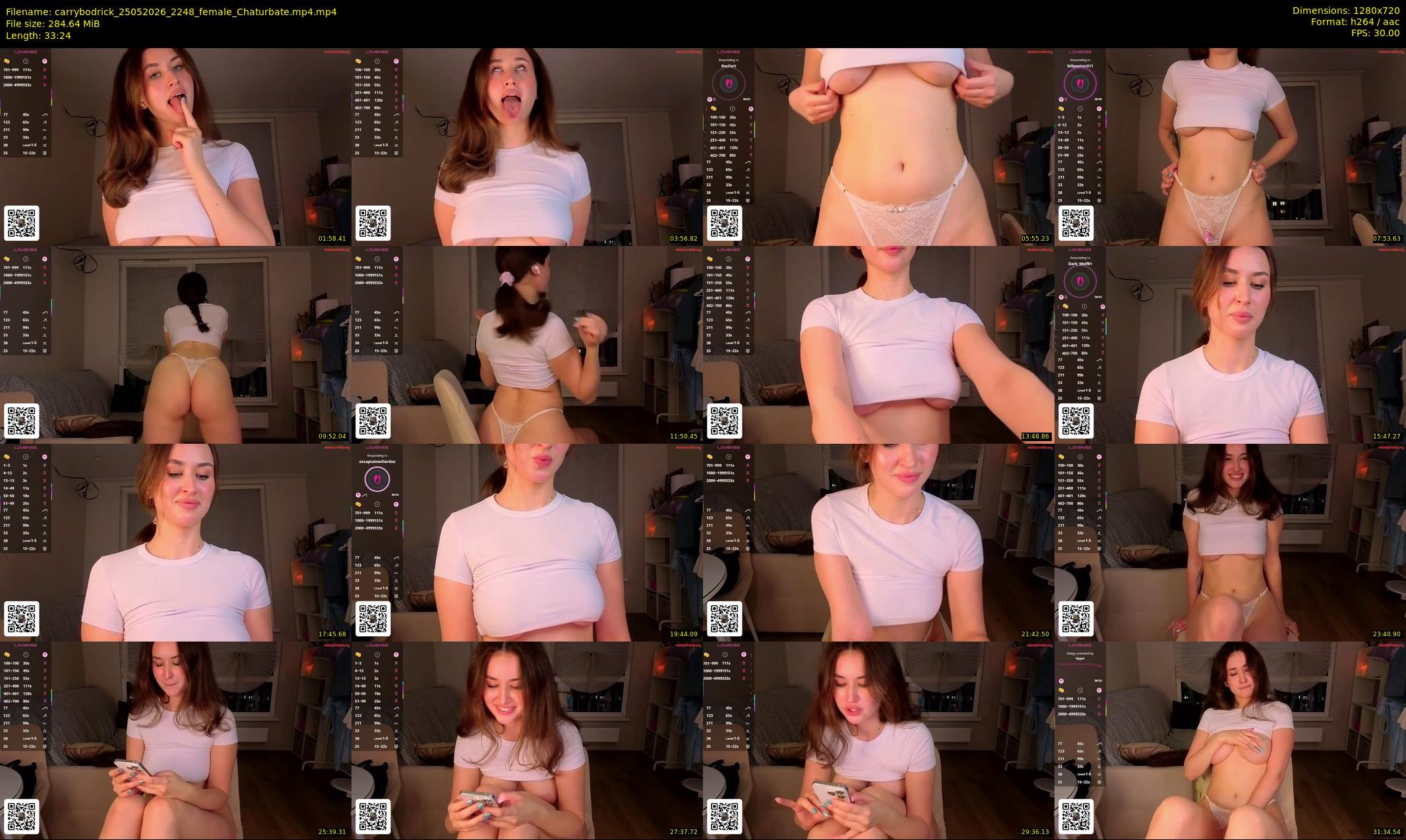 carrybodrick — 34 minute Chaturbate female cam show recording, 720p, May 25, 2026