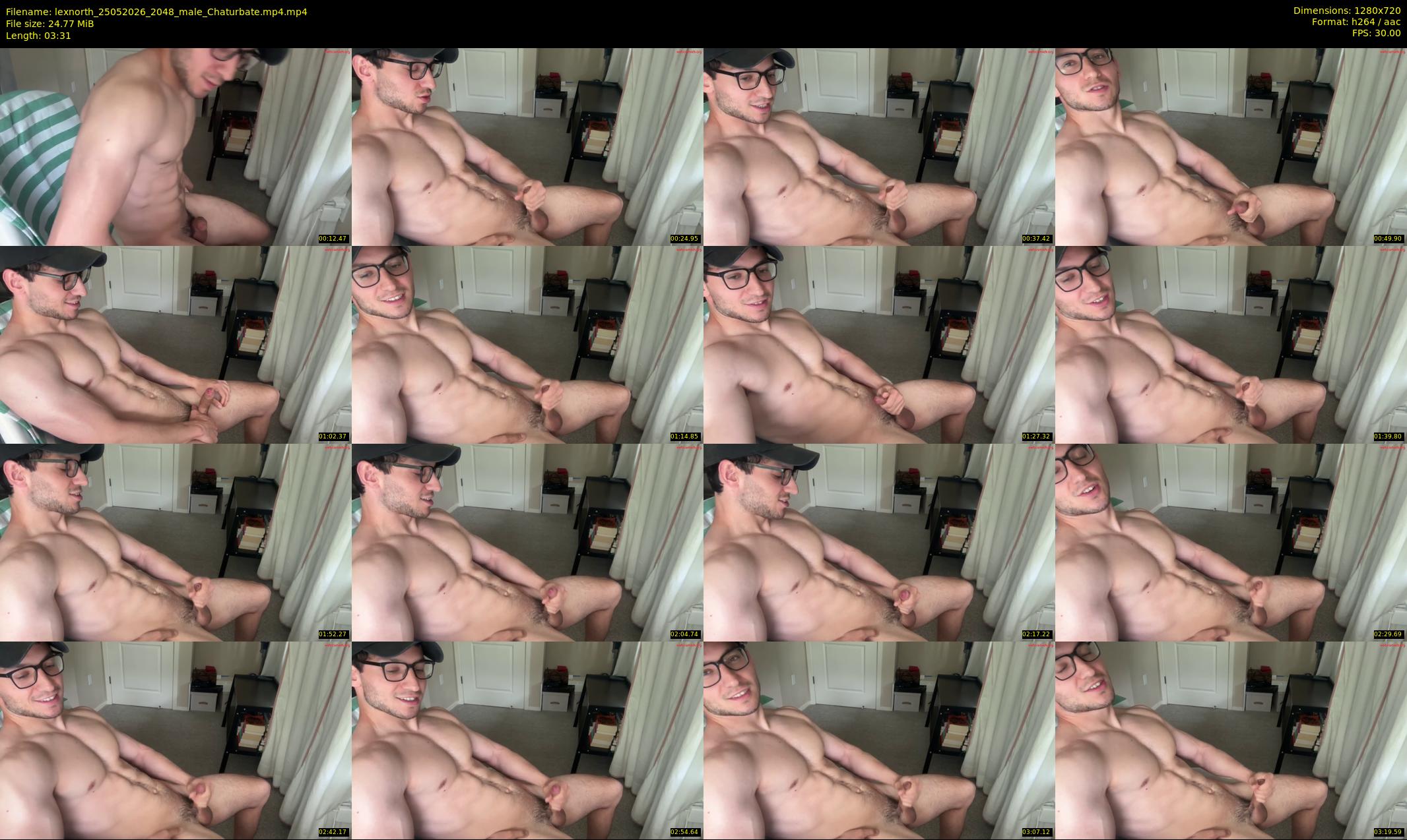 lexnorth — 4 minute Chaturbate male cam show recording, 720p, May 25, 2026