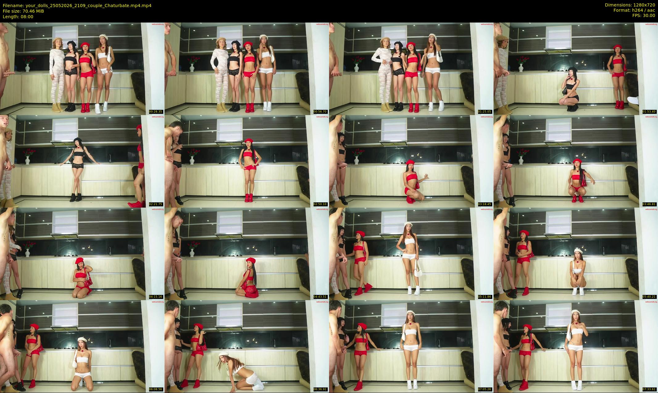 your_dolls — 8 minute Chaturbate couple cam show recording, 720p, May 25, 2026