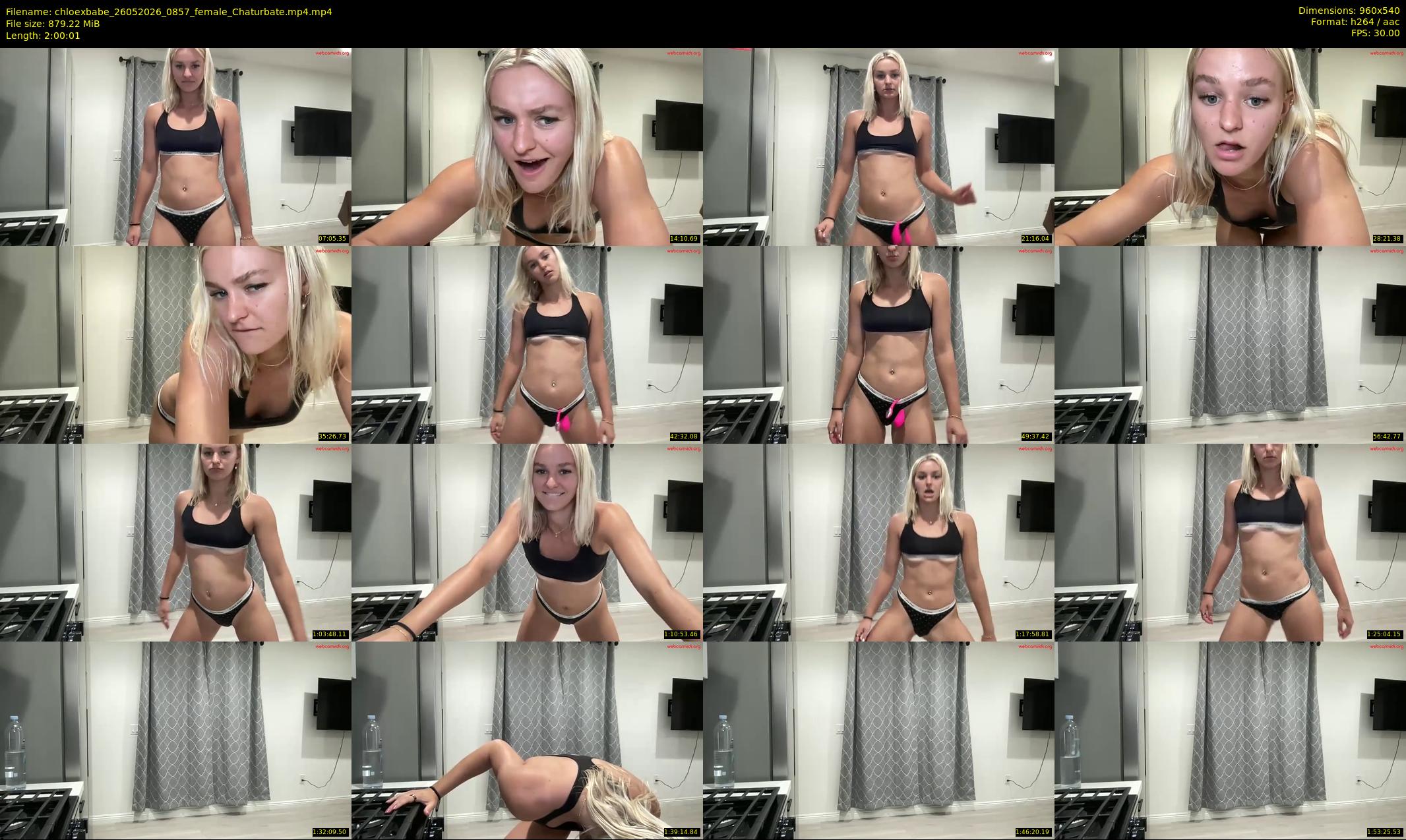 chloexbabe — 121 minute Chaturbate female cam show recording, 480p, May 26, 2026