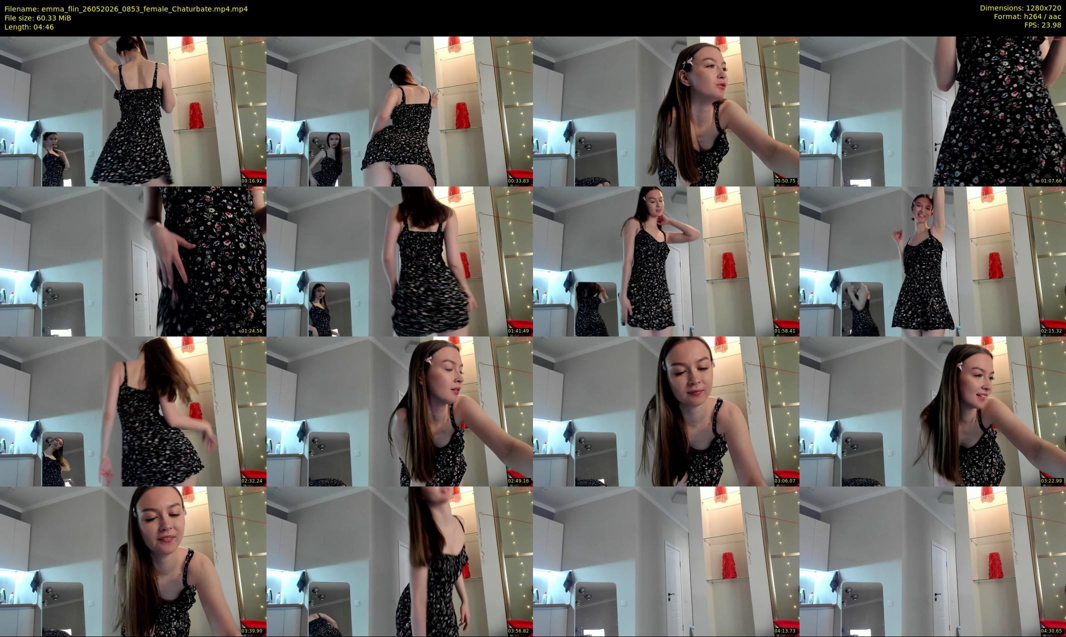 emma_flin — 5 minute Chaturbate female cam show recording, 720p, May 26, 2026
