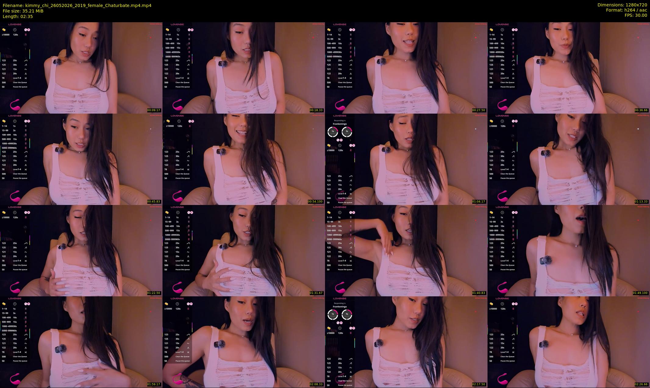 kimmy_chi — 3 minute Chaturbate female cam show recording, 720p, May 26, 2026