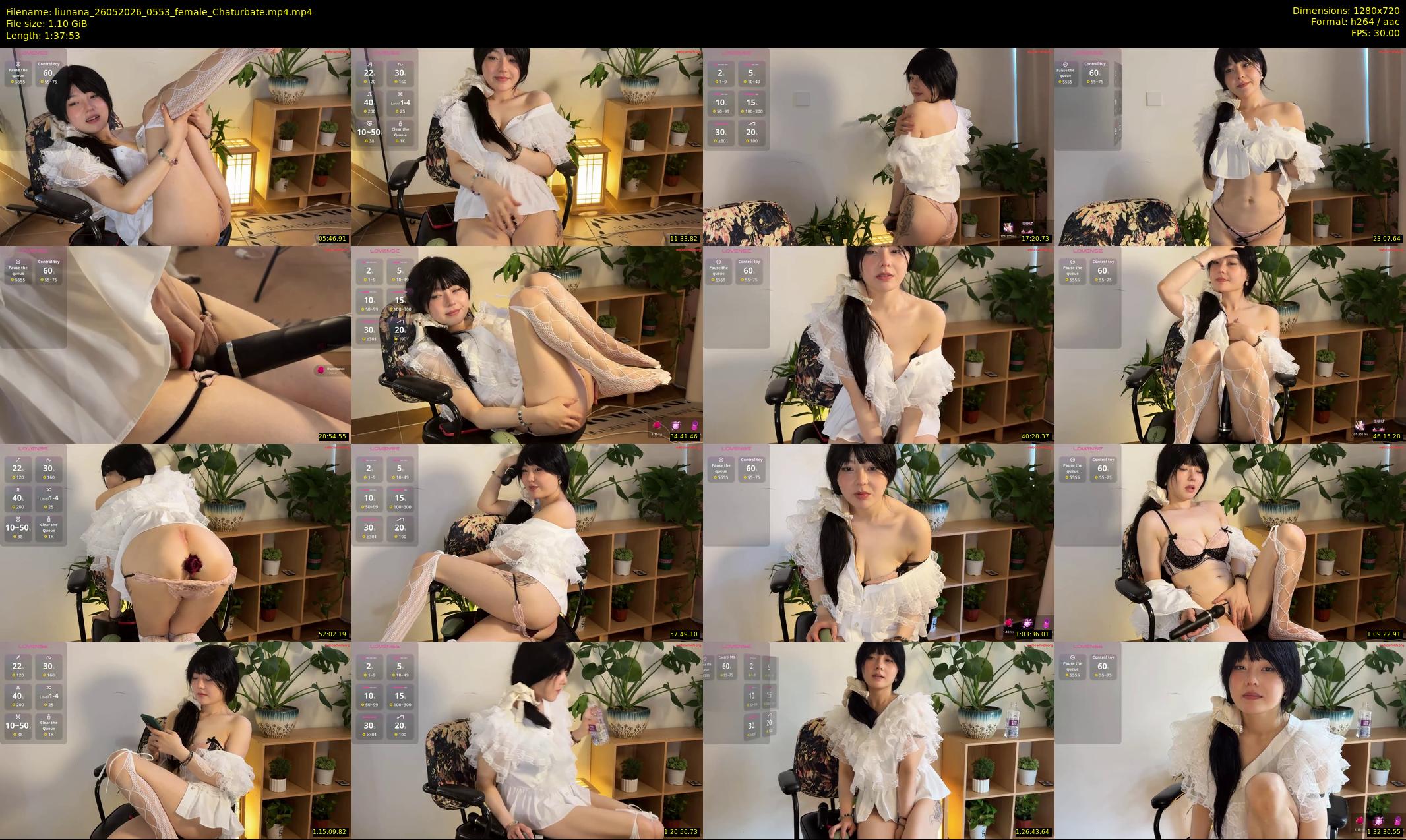 liunana — 98 minute Chaturbate female cam show recording, 720p, May 26, 2026