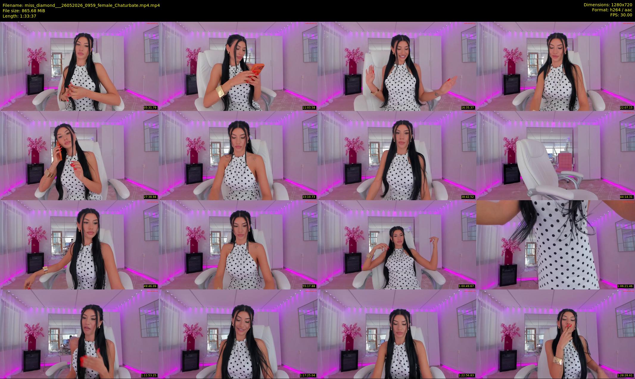 miss_diamond__ — 94 minute Chaturbate female cam show recording, 720p, May 26, 2026