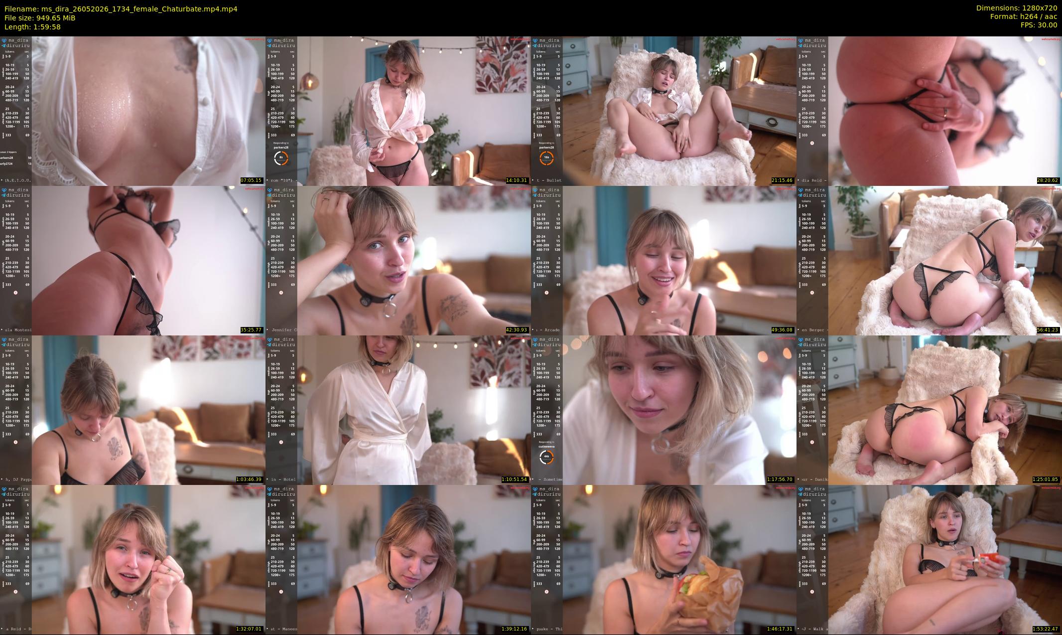 ms_dira — 120 minute Chaturbate female cam show recording, 720p, May 26, 2026