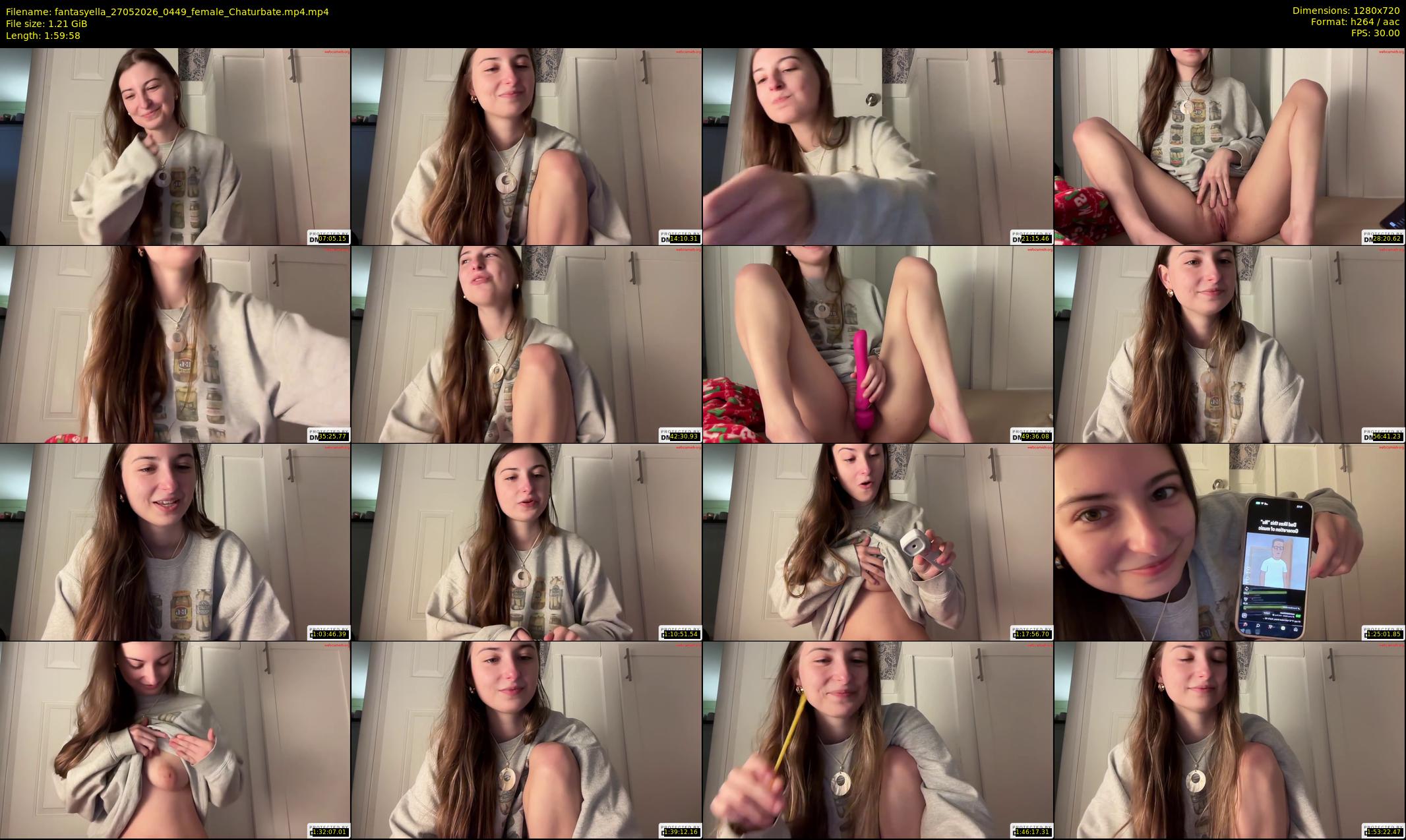 fantasyella — 120 minute Chaturbate female cam show recording, 720p, May 27, 2026