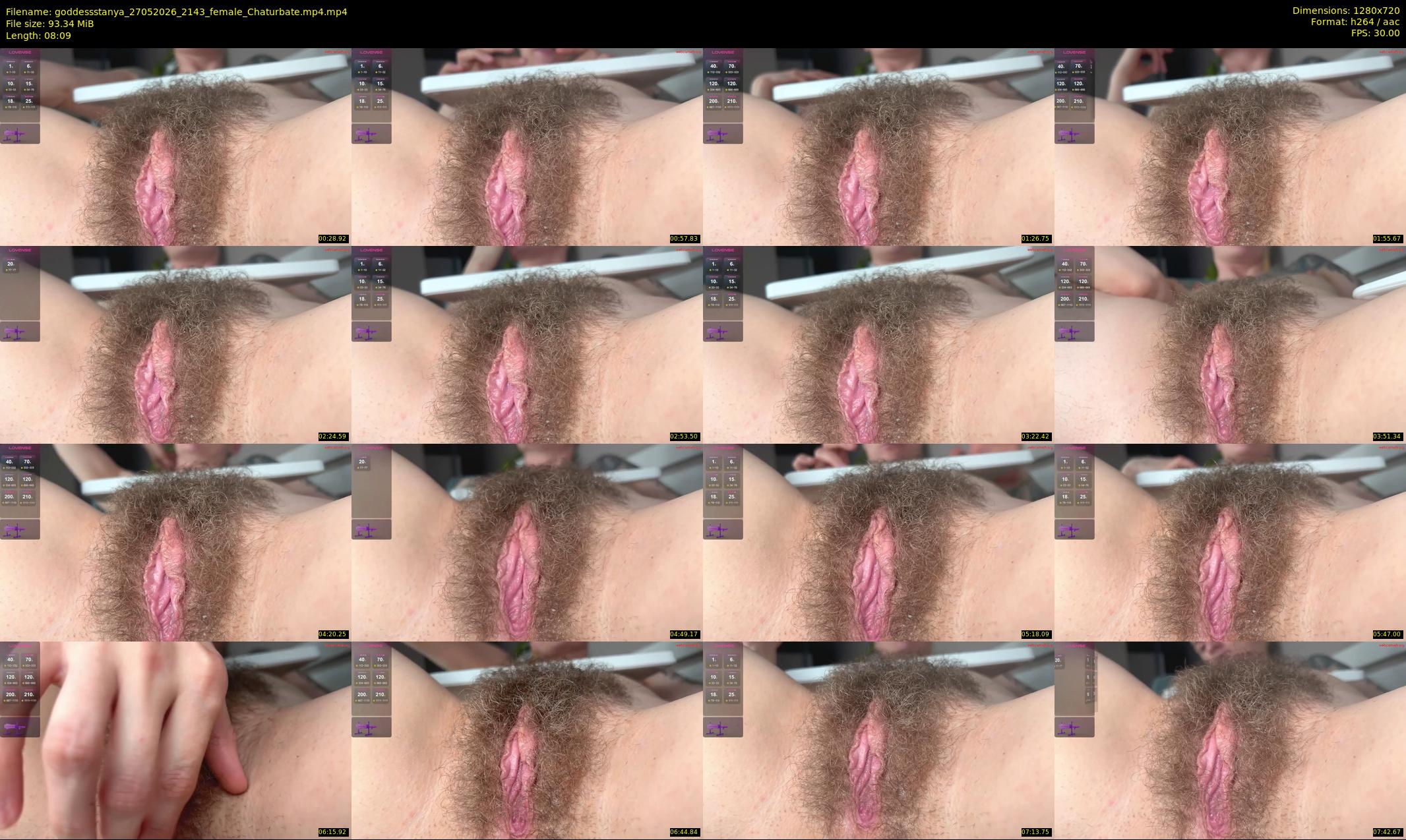 goddessstanya — 9 minute Chaturbate female cam show recording, 720p, May 27, 2026