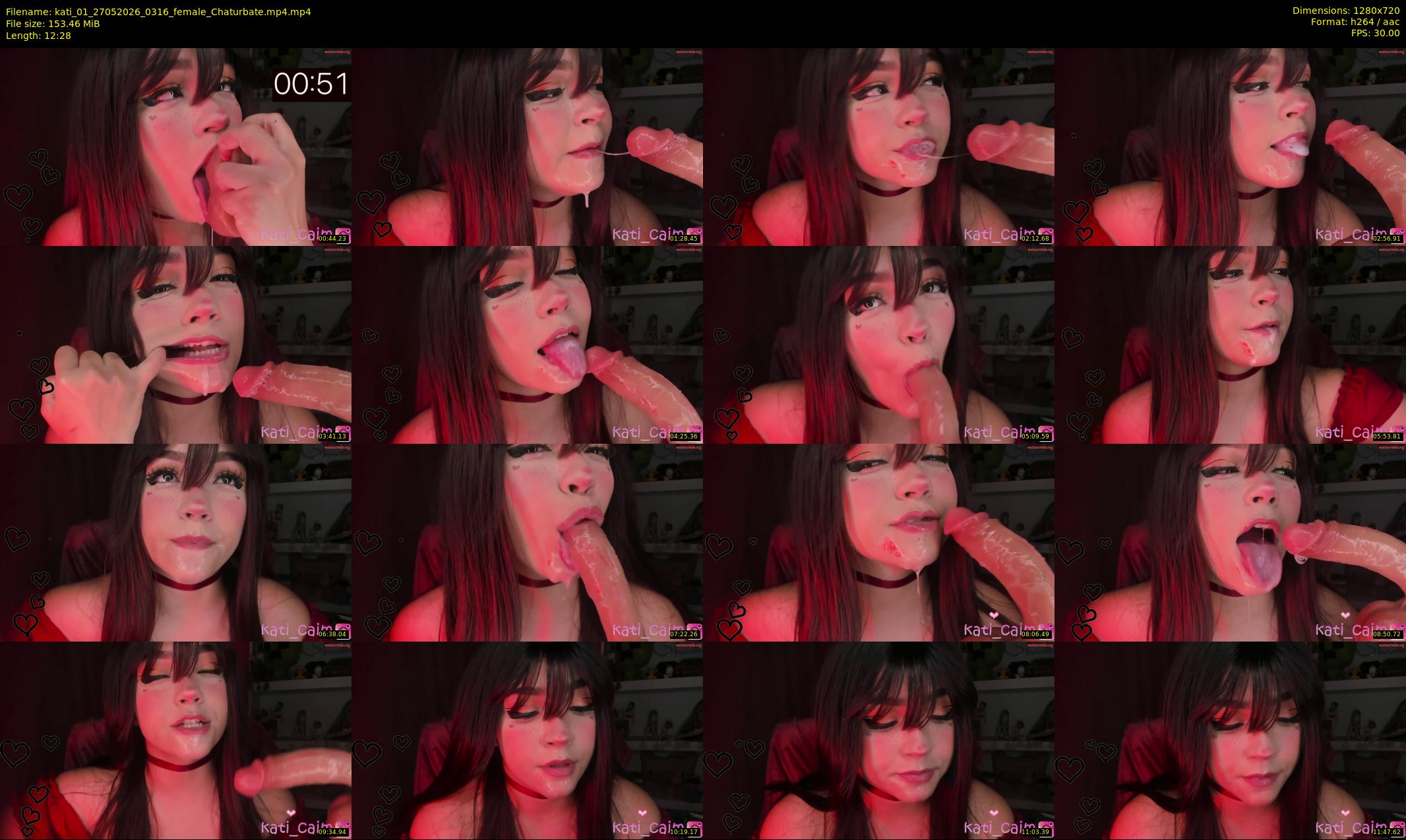 kati_01 — 13 minute Chaturbate female cam show recording, 720p, May 27, 2026