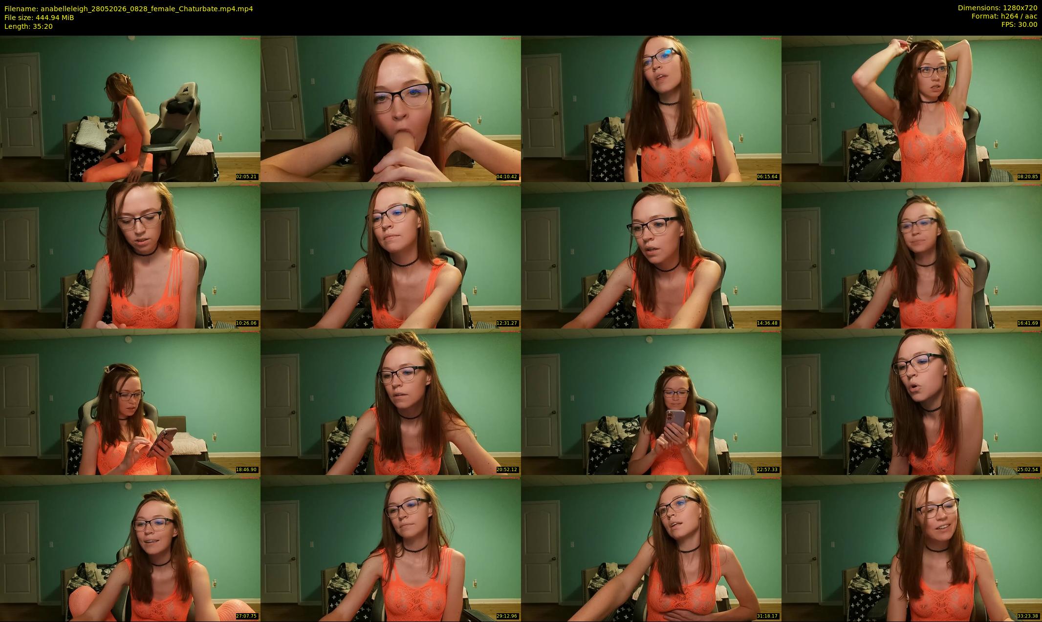 anabelleleigh — 36 minute Chaturbate female cam show recording, 720p, May 28, 2026