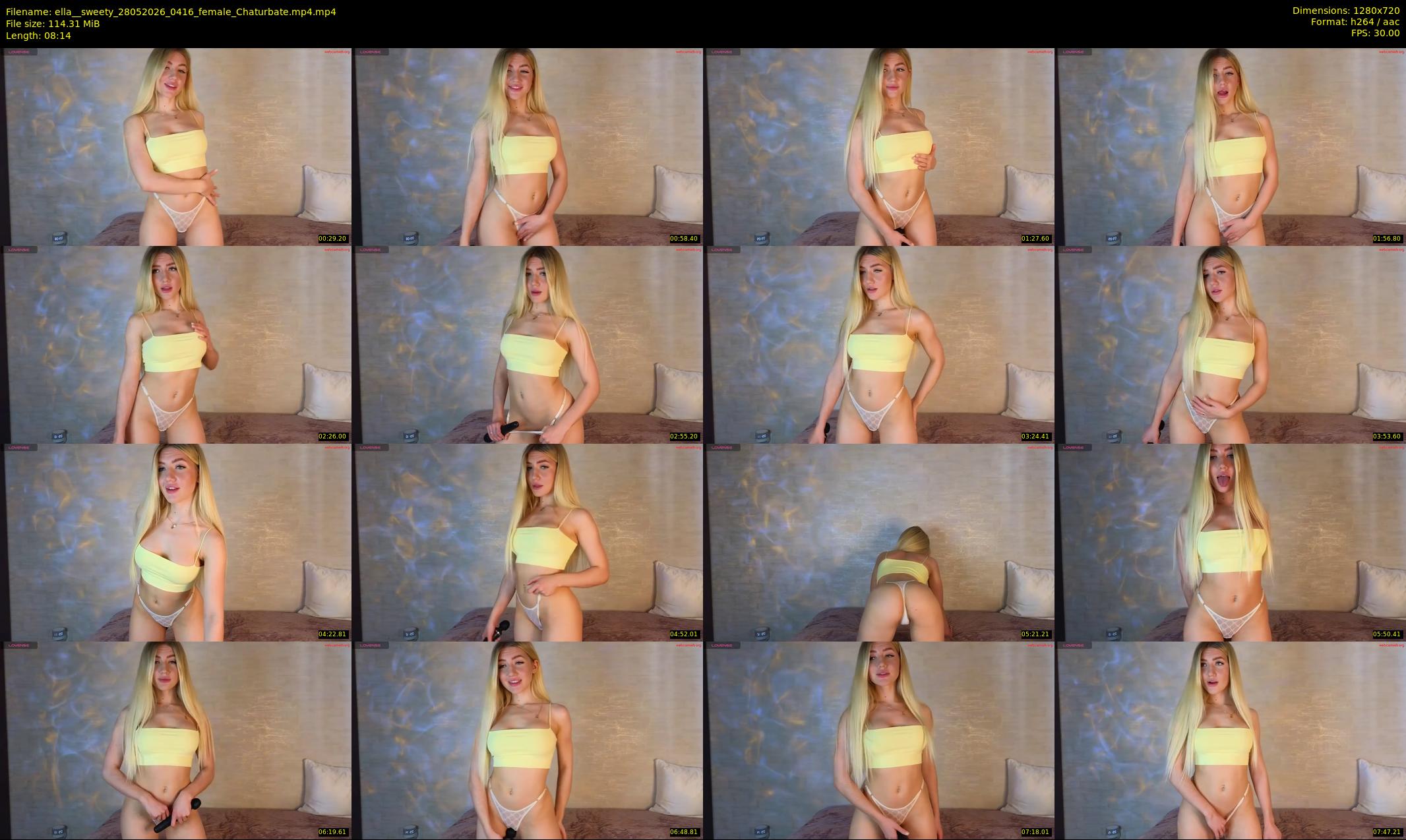 ella__sweety — 9 minute Chaturbate female cam show recording, 720p, May 28, 2026
