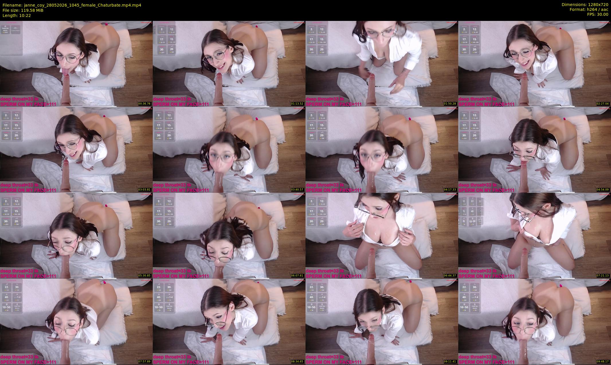 janne_coy — 11 minute Chaturbate female cam show recording, 720p, May 28, 2026