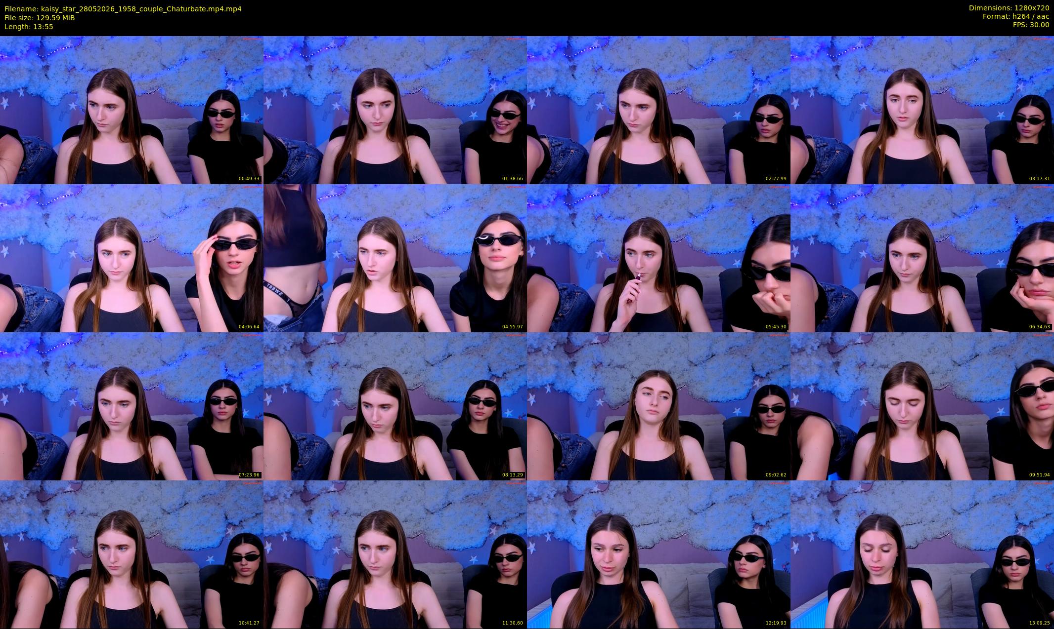 kaisy_star — 14 minute Chaturbate female cam show recording, 720p, May 28, 2026