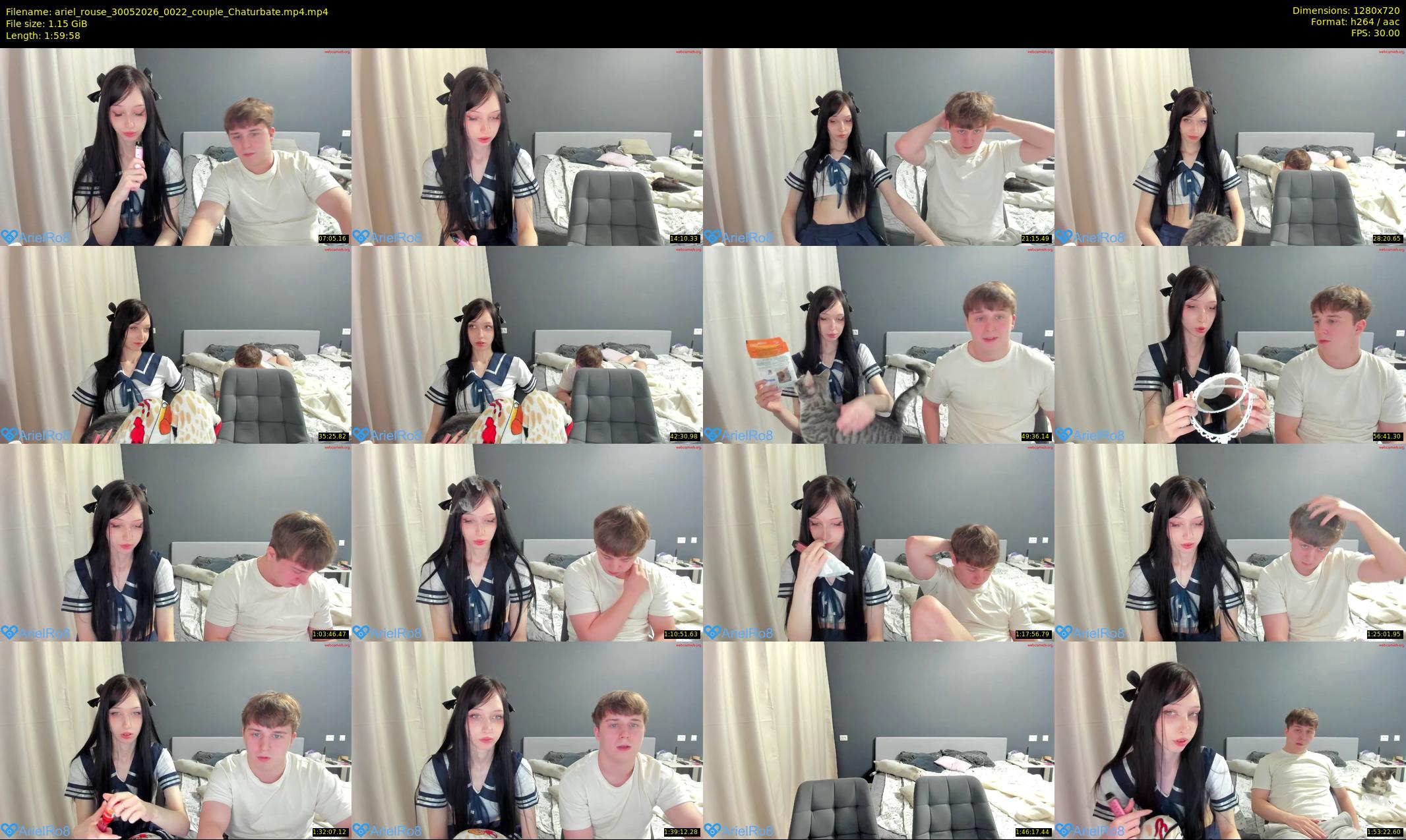 ariel_rouse — 120 minute Chaturbate female cam show recording, 720p, May 30, 2026