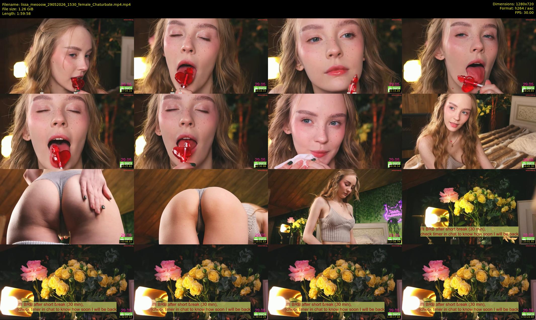 lissa_meooow — 120 minute Chaturbate female cam show recording, 720p, May 29, 2026