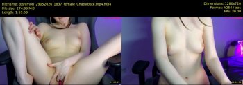 toshimori — 120 minute Chaturbate female cam show recording, 720p, May 29, 2026