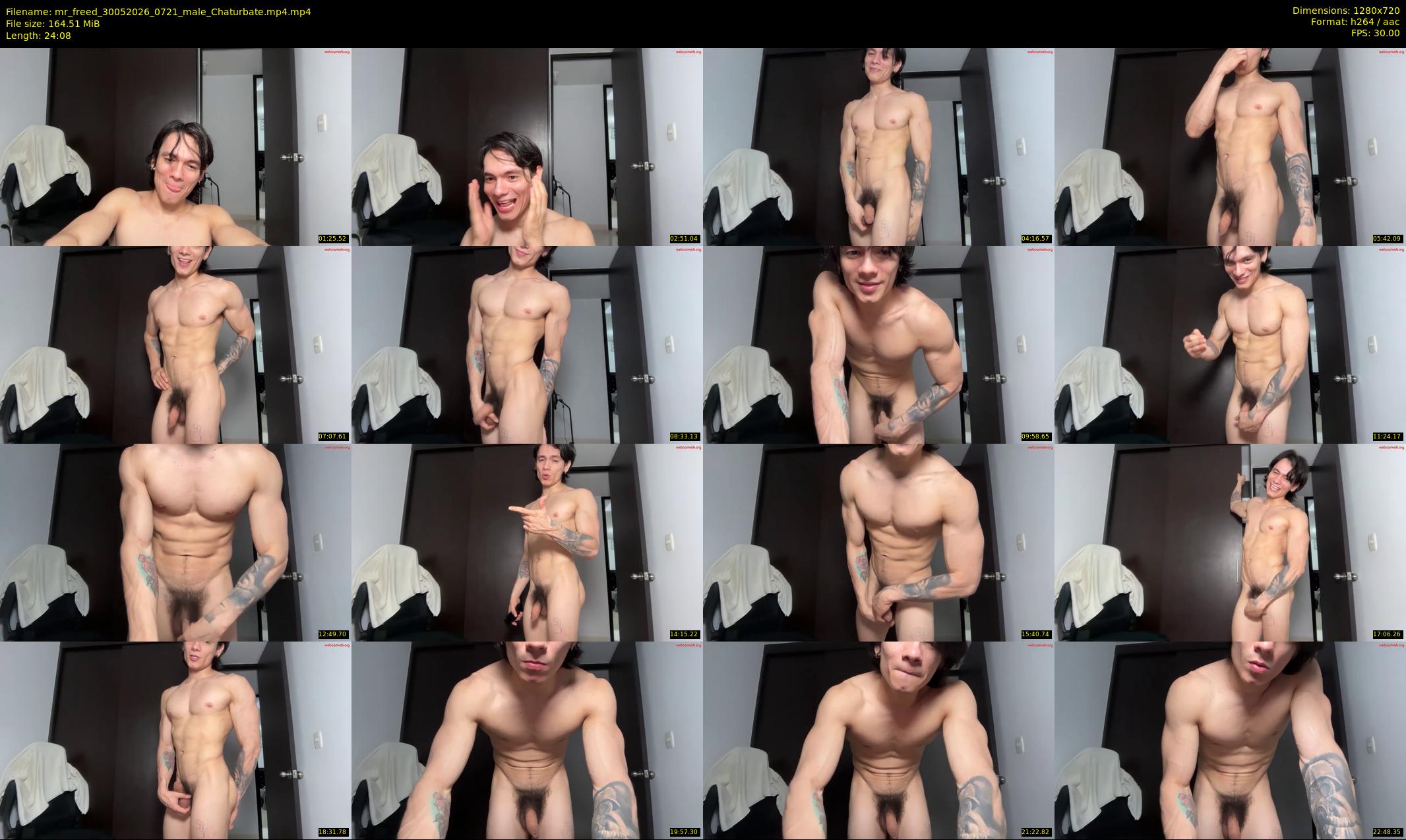 mr_freed — 25 minute Chaturbate male cam show recording, 720p, May 30, 2026