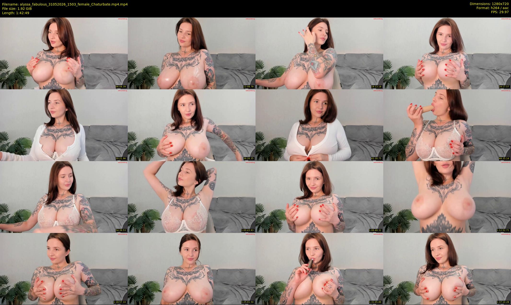 alyssa_fabulous — 103 minute Chaturbate female cam show recording, 720p, May 31, 2026