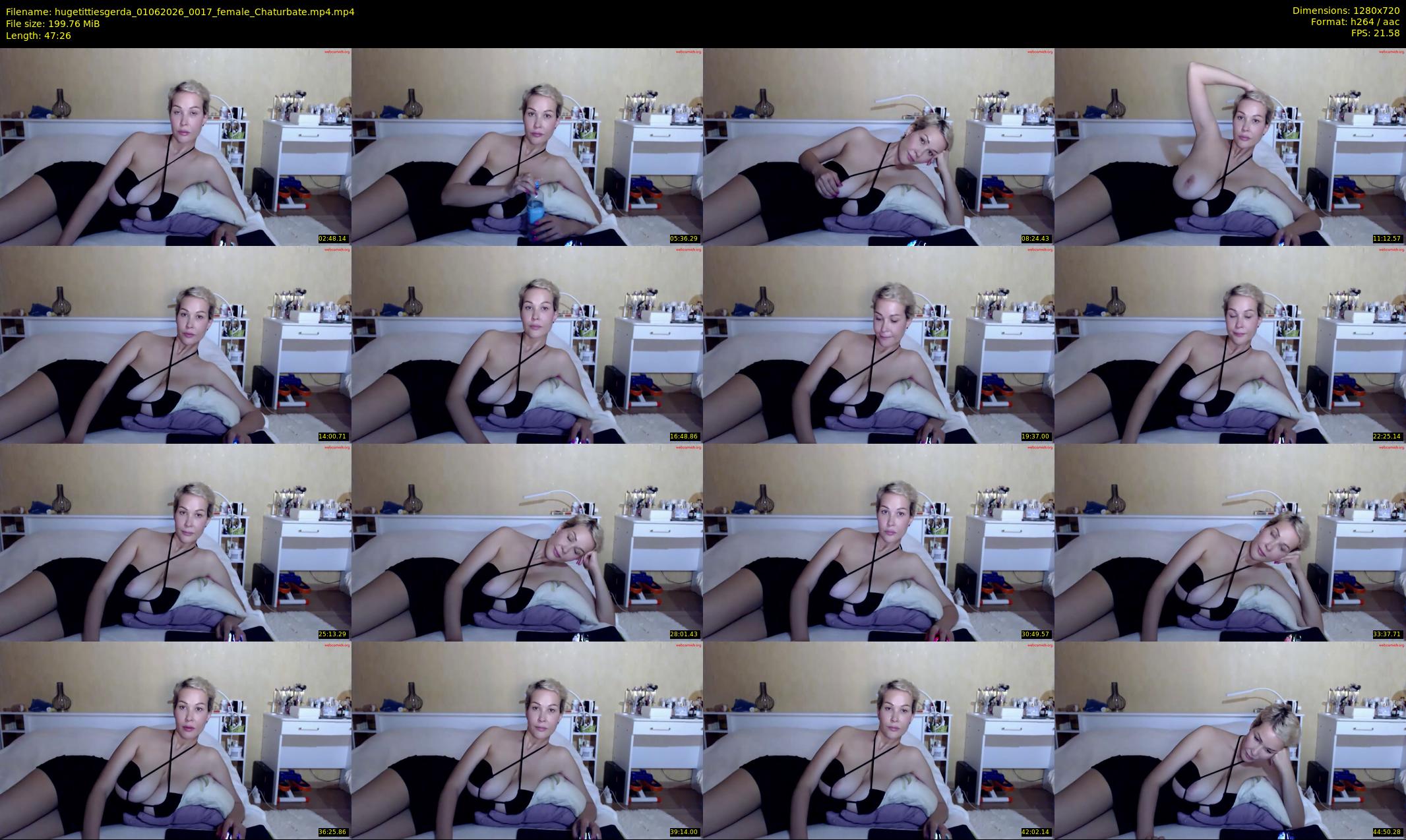 hugetittiesgerda — 48 minute Chaturbate female cam show recording, 720p, Jun 1, 2026