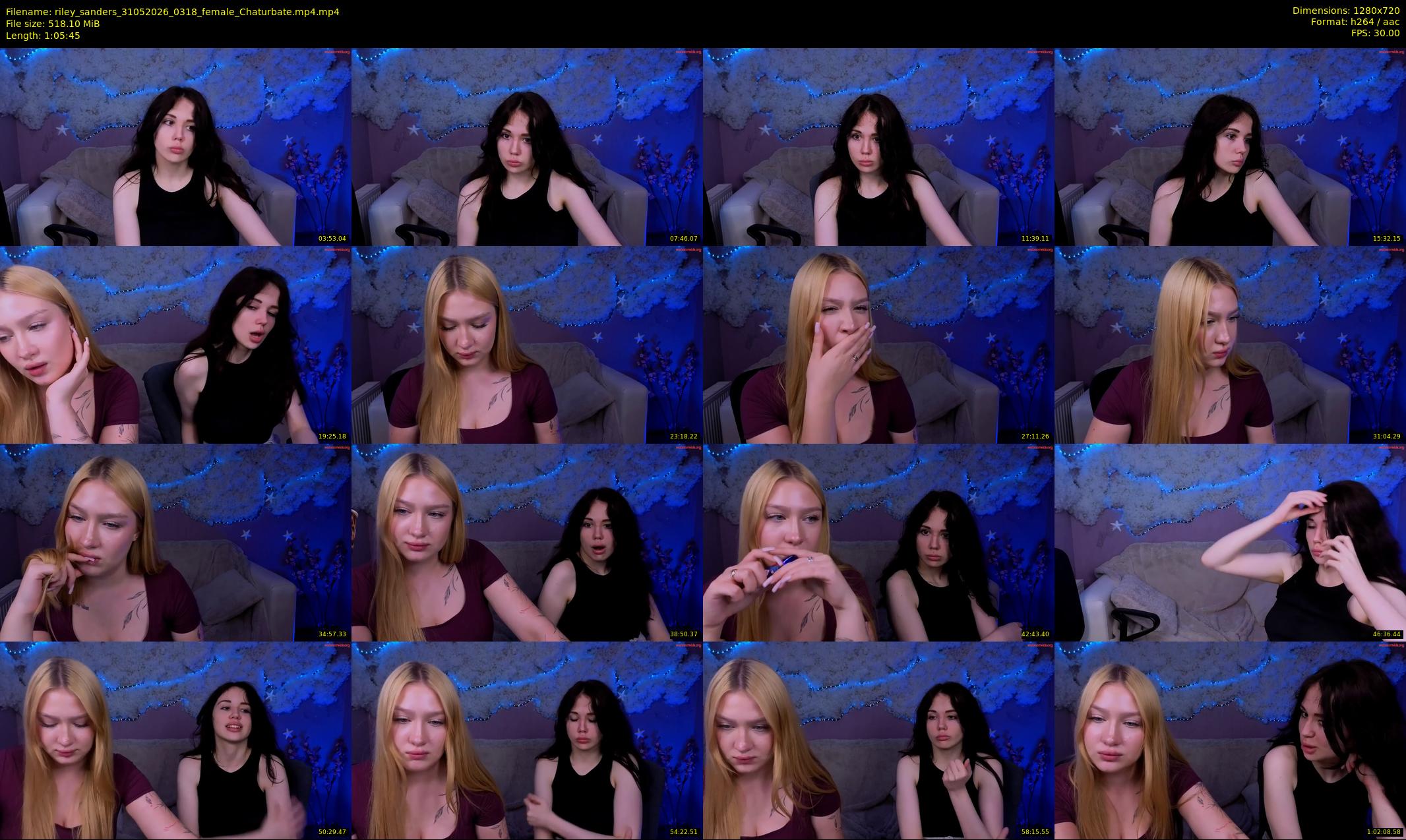 riley_sanders — 66 minute Chaturbate couple cam show recording, 720p, May 31, 2026
