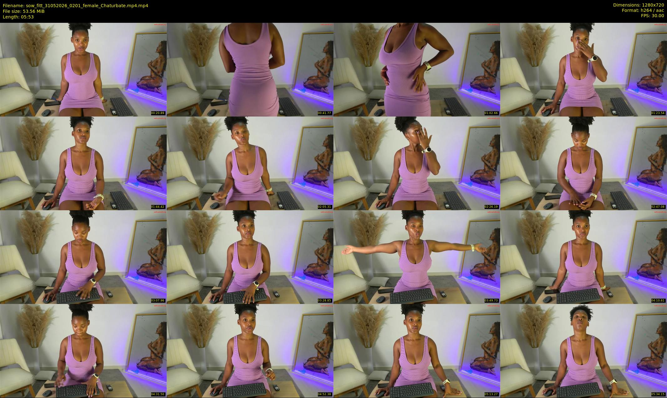 sow_fitt — 6 minute Chaturbate female cam show recording, 720p, May 31, 2026