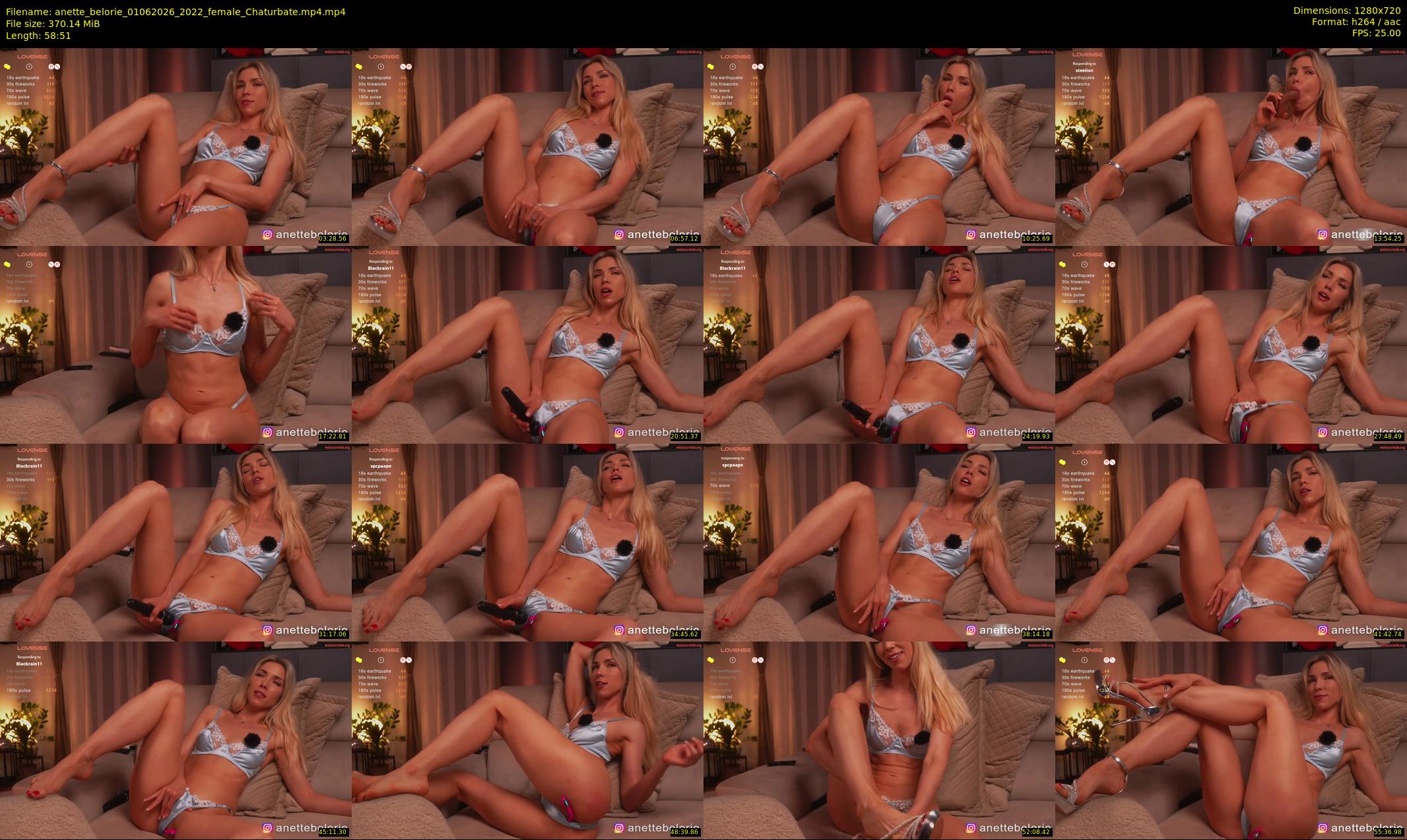 anette_belorie — 59 minute Chaturbate female cam show recording, 720p, Jun 1, 2026