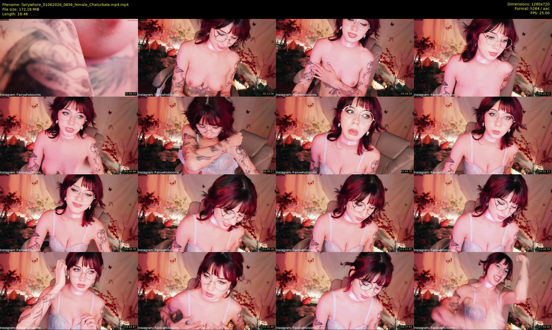 fairywhore — 19 minute Chaturbate female cam show recording, 720p, Jun 1, 2026
