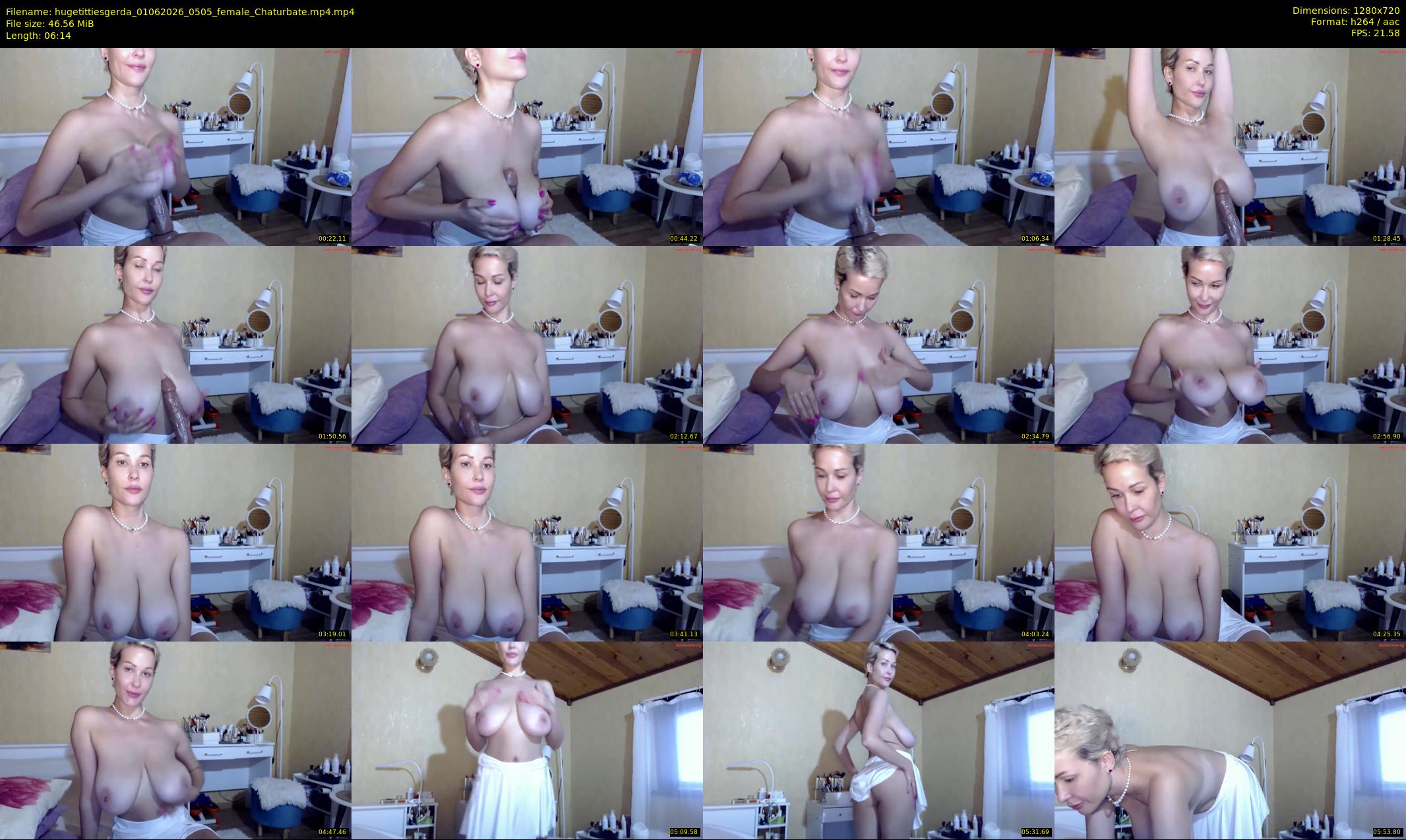 hugetittiesgerda — 7 minute Chaturbate female cam show recording, 720p, Jun 1, 2026