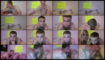 tattedblondec4 — 13 minute Chaturbate couple cam show recording, 480p, Jun 13, 2026